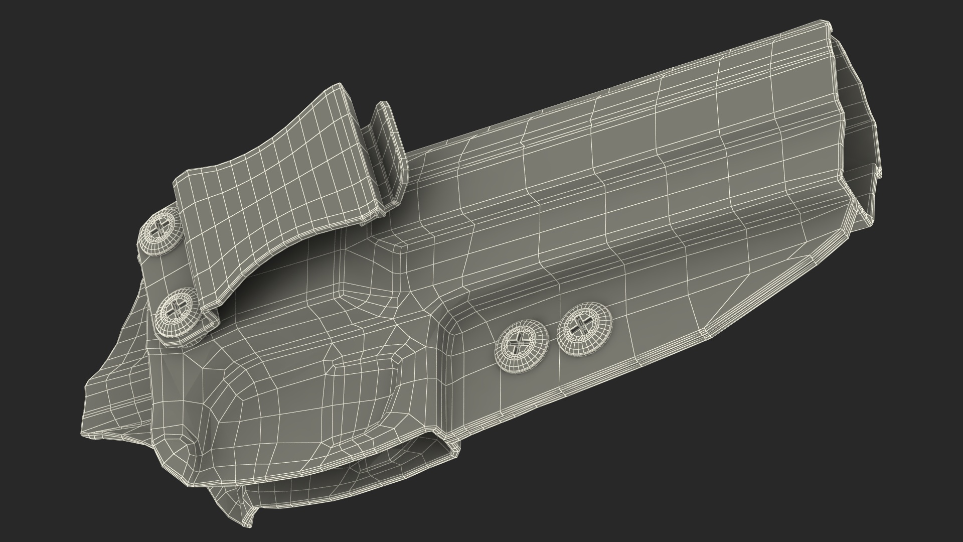 Holster Beretta Kydex Green 3D