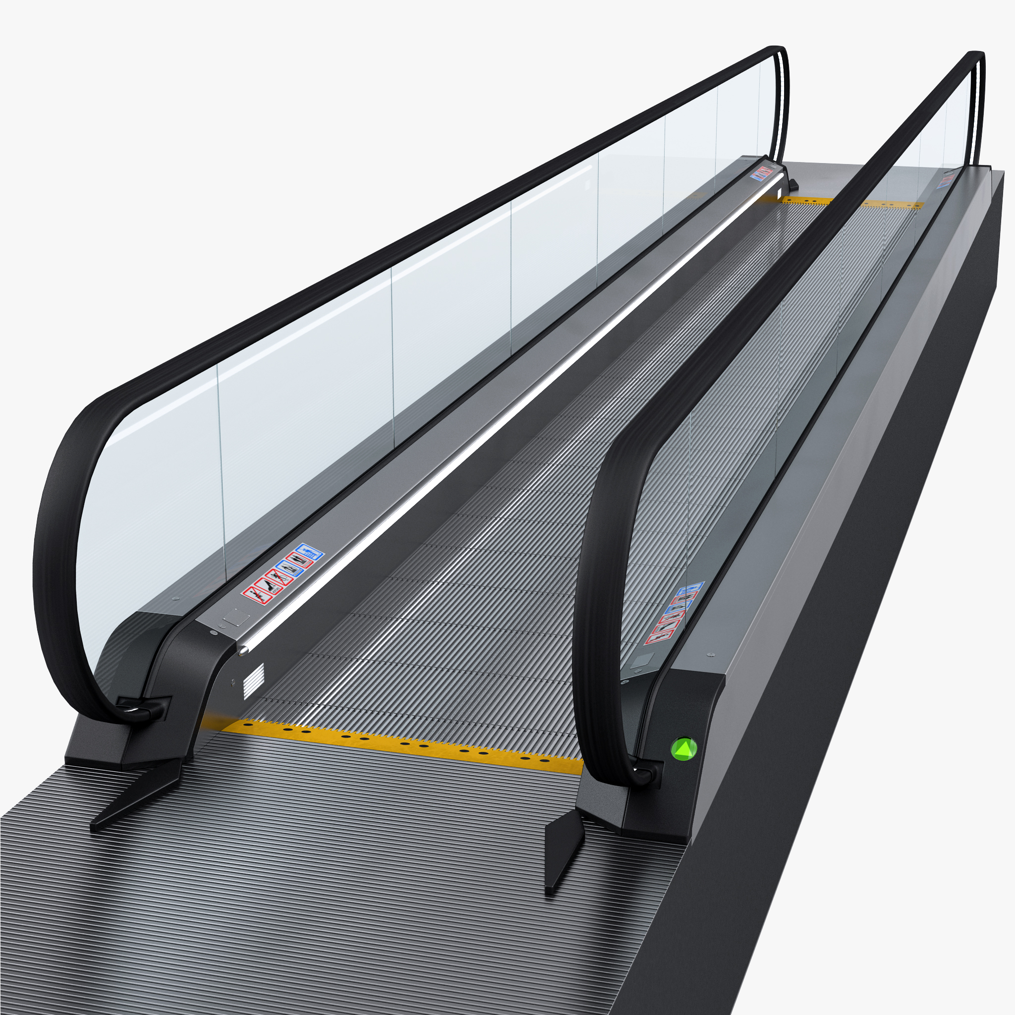 Airport Moving Walkway Rigged