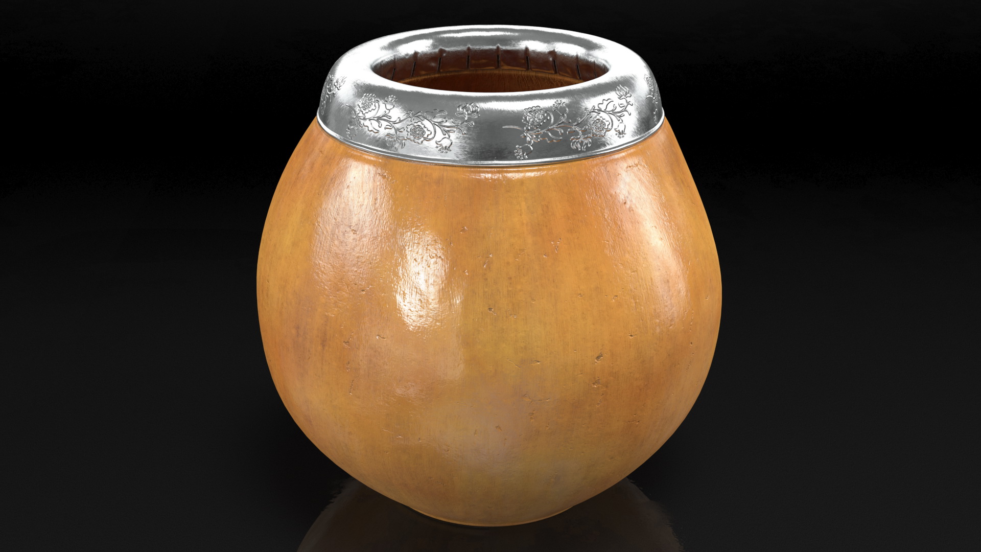 3D model Yerba Mate Calabaza Empty