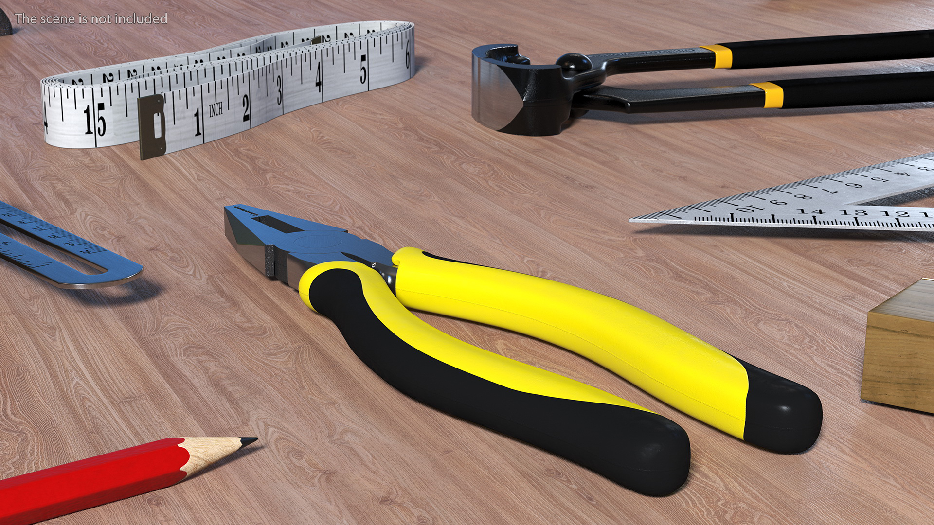 3D Combination Pliers model