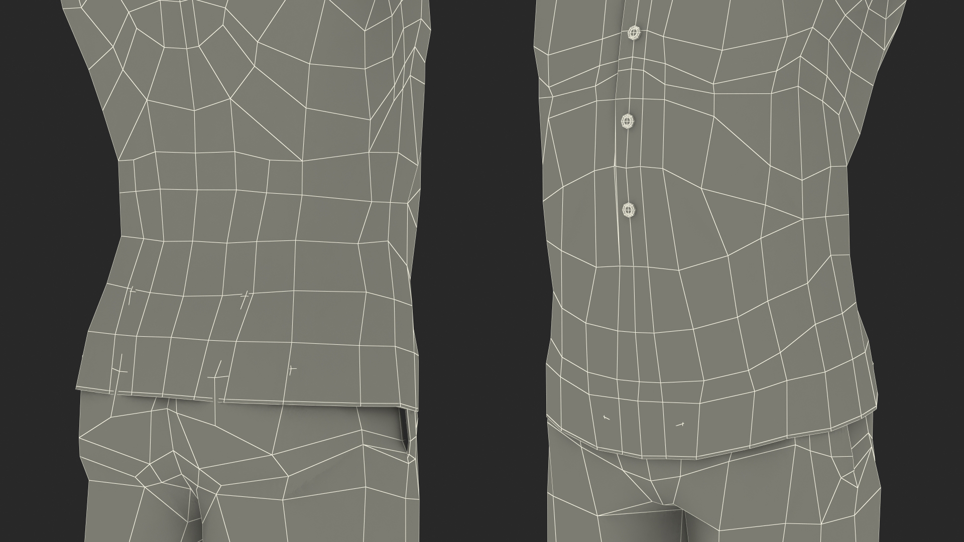 3D model Fashionable Style Clothes