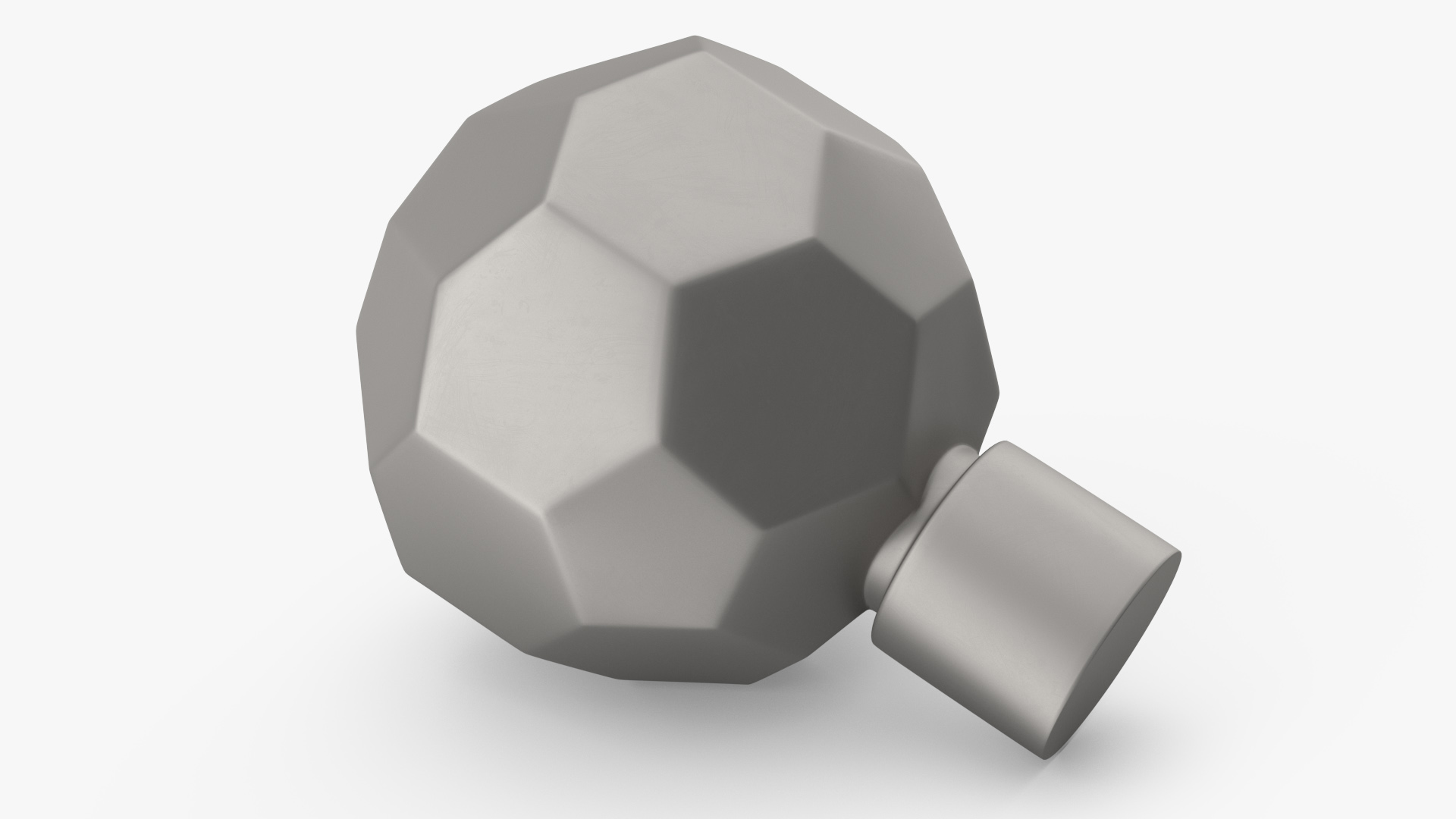 Kitchen Cabinet Handle Knob Spherical Silver 3D model