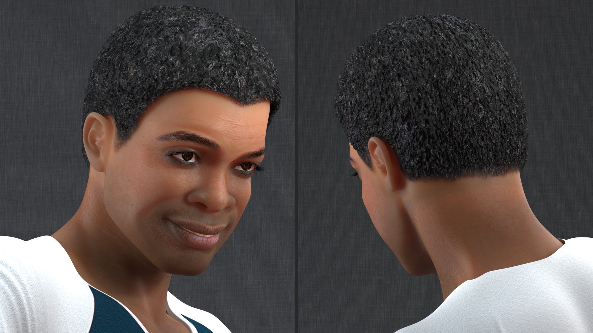 3D model Light Skin City Style Man