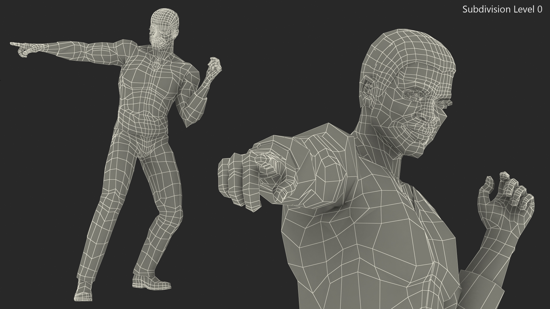 3D model Light Skin City Style Man