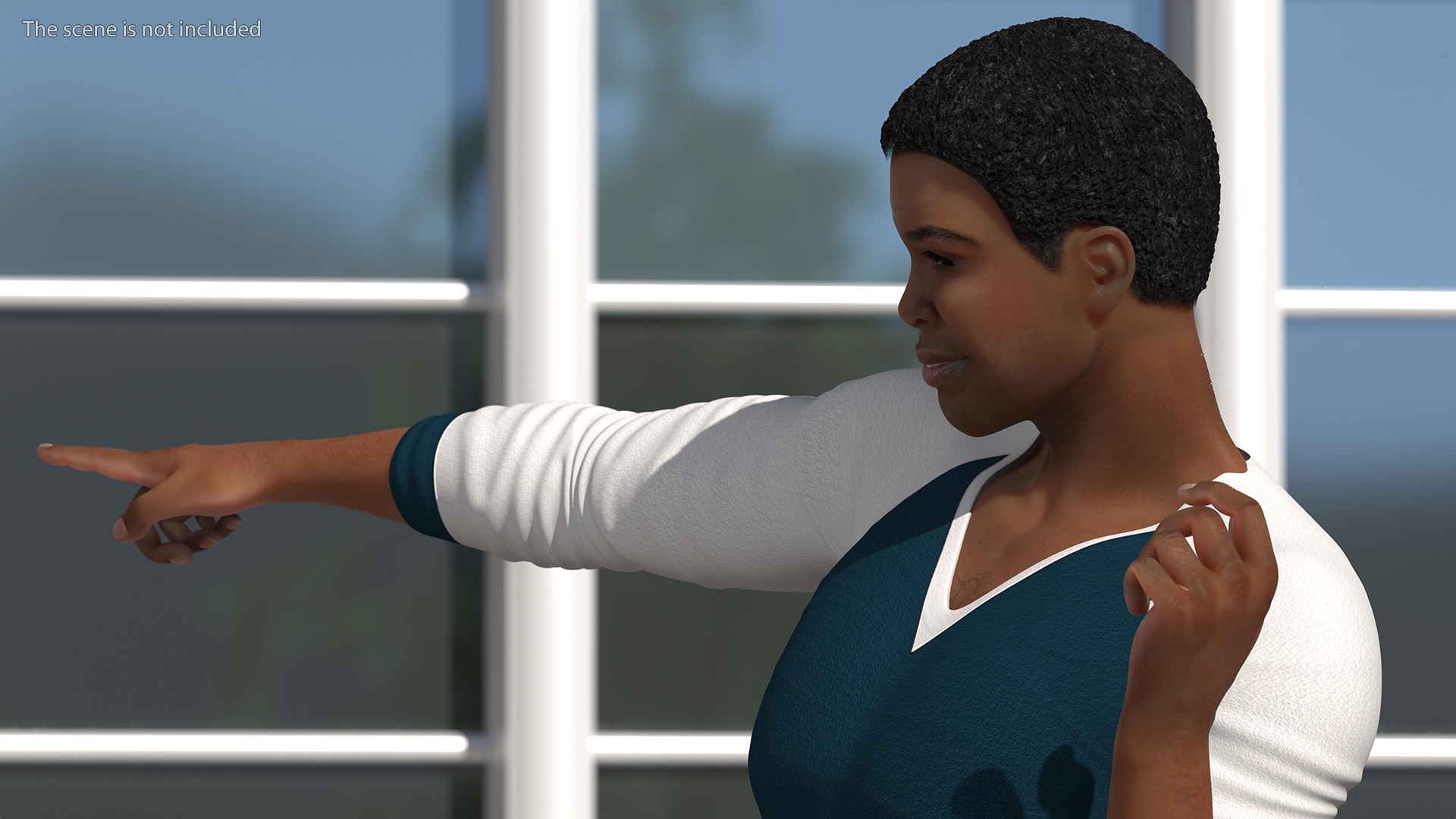 3D model Light Skin City Style Man