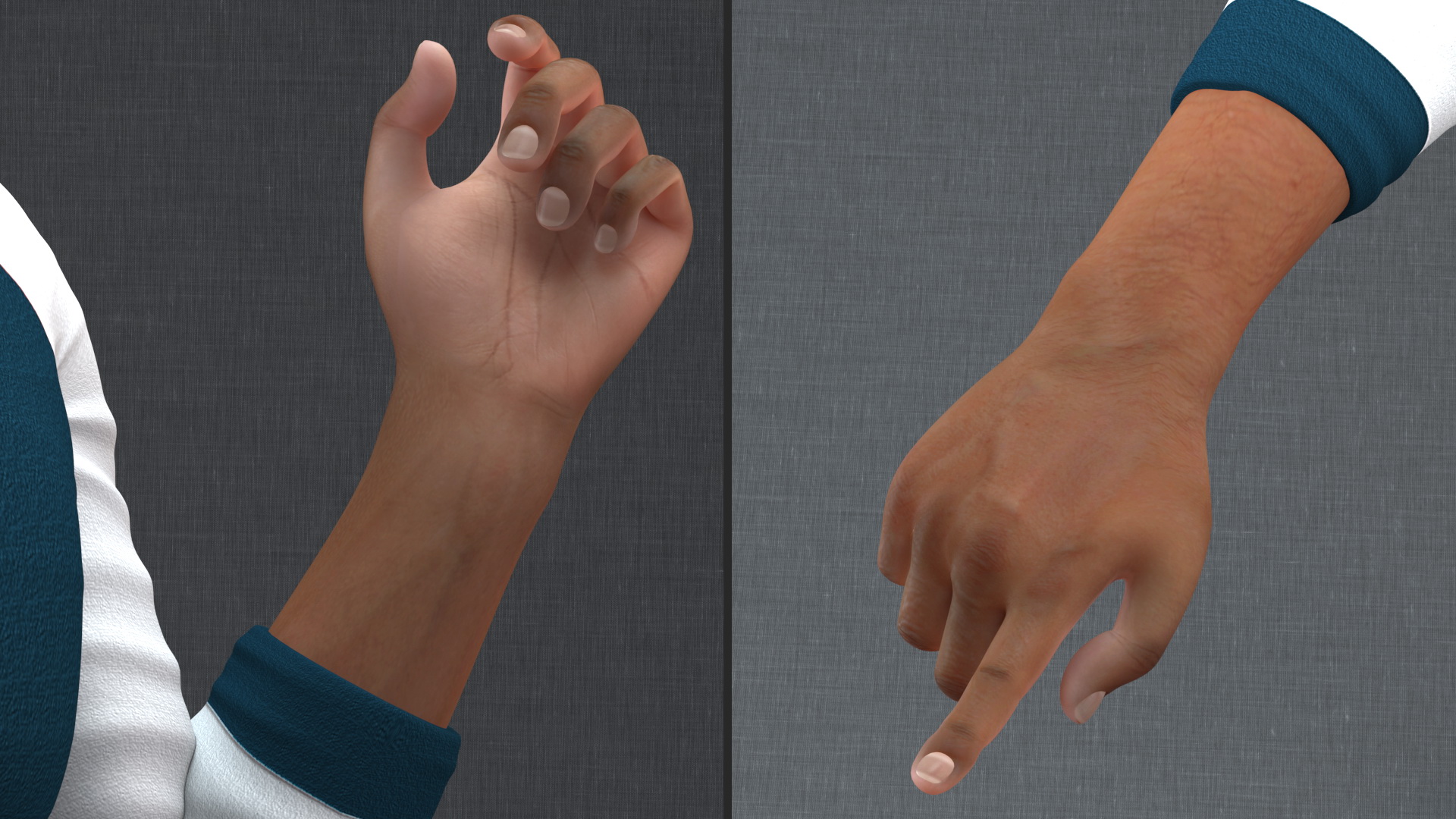 3D model Light Skin City Style Man