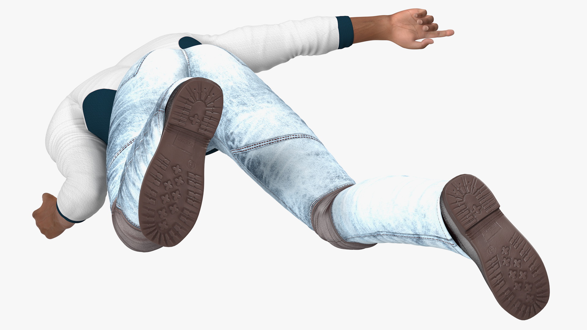 3D model Light Skin City Style Man