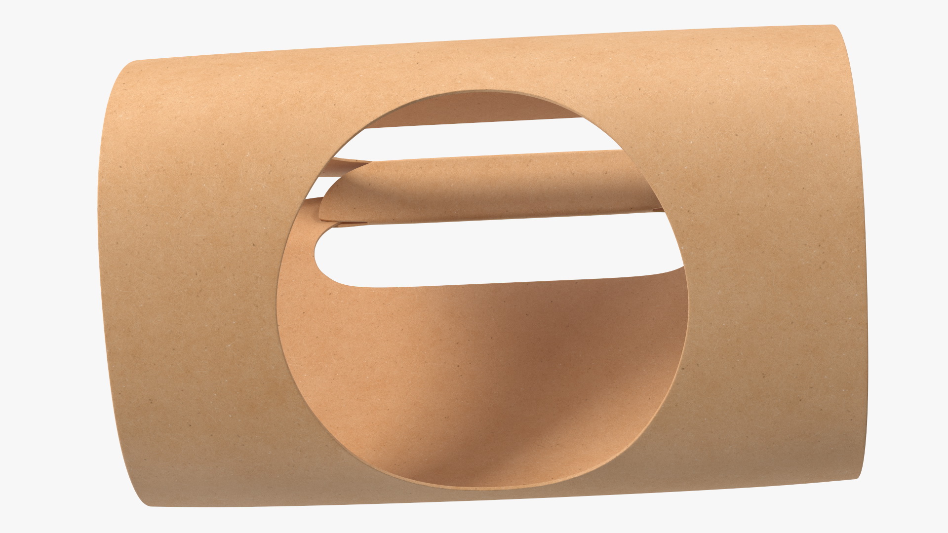 3D model Kraft Paper Take Away Cup Holder One Cup
