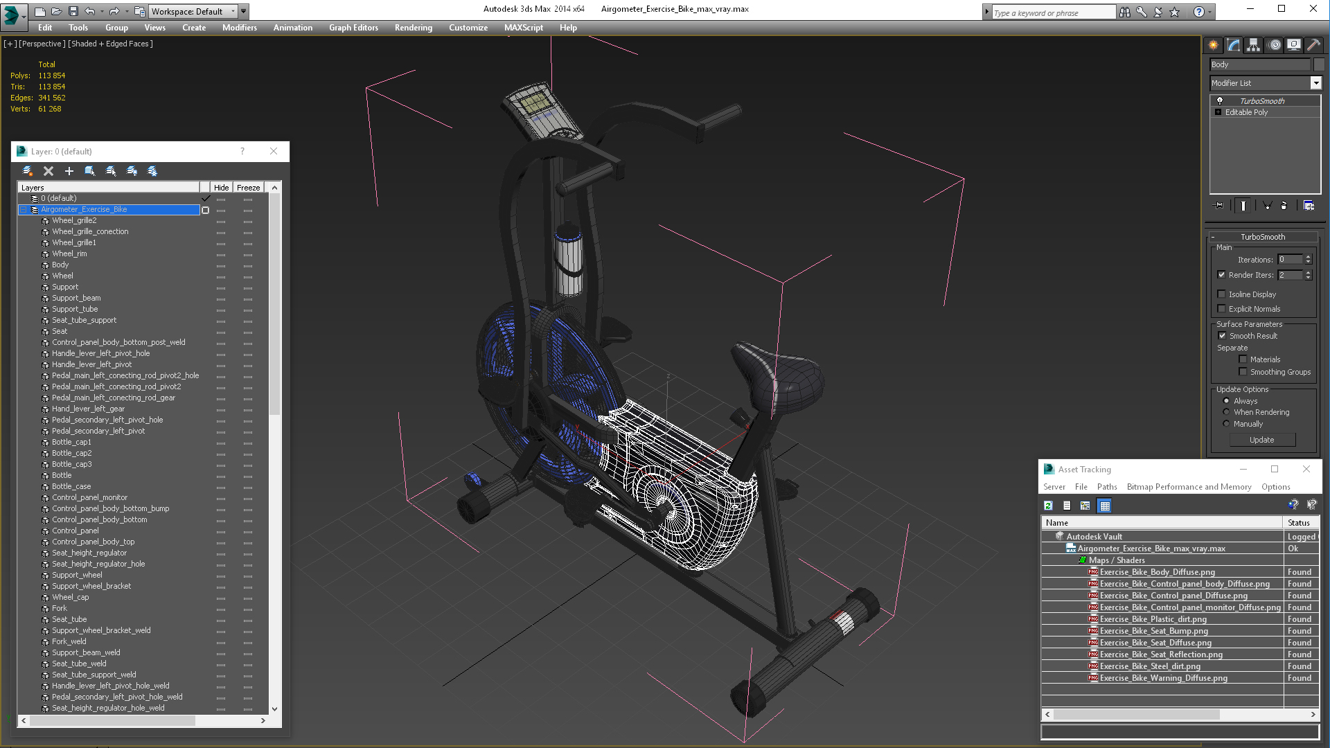 Airgometer Exercise Bike 3D model