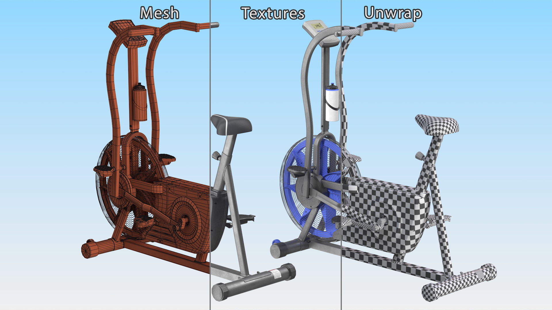 Airgometer Exercise Bike 3D model