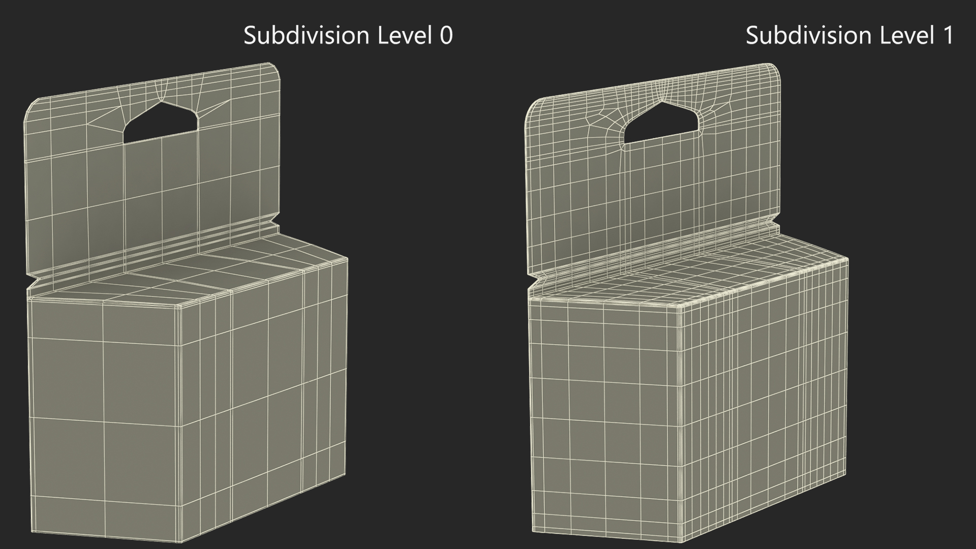 Black Printer Cartridge Box 3D