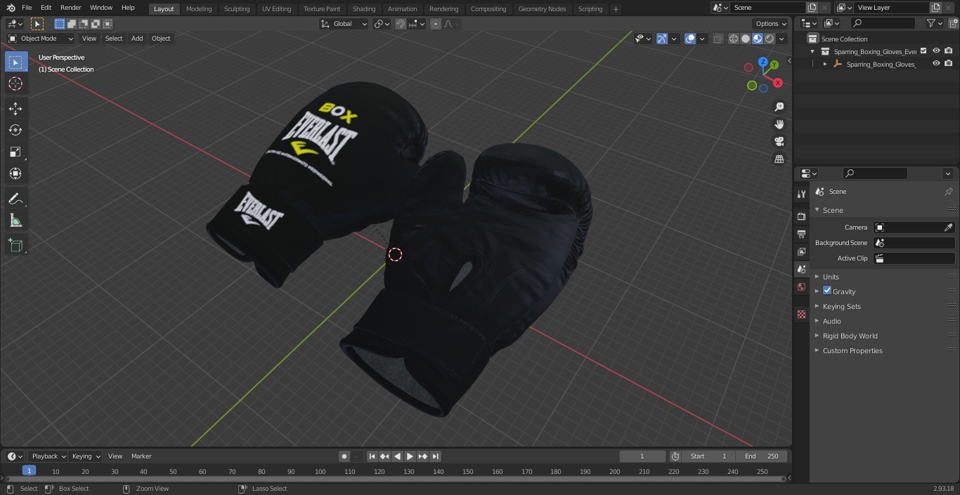3D Sparring Boxing Gloves Everlast