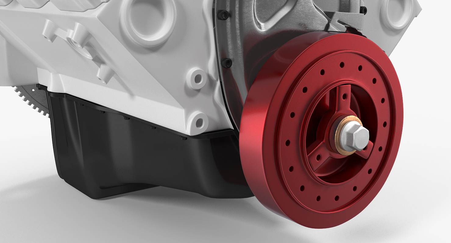 3D V8 Car Engine model