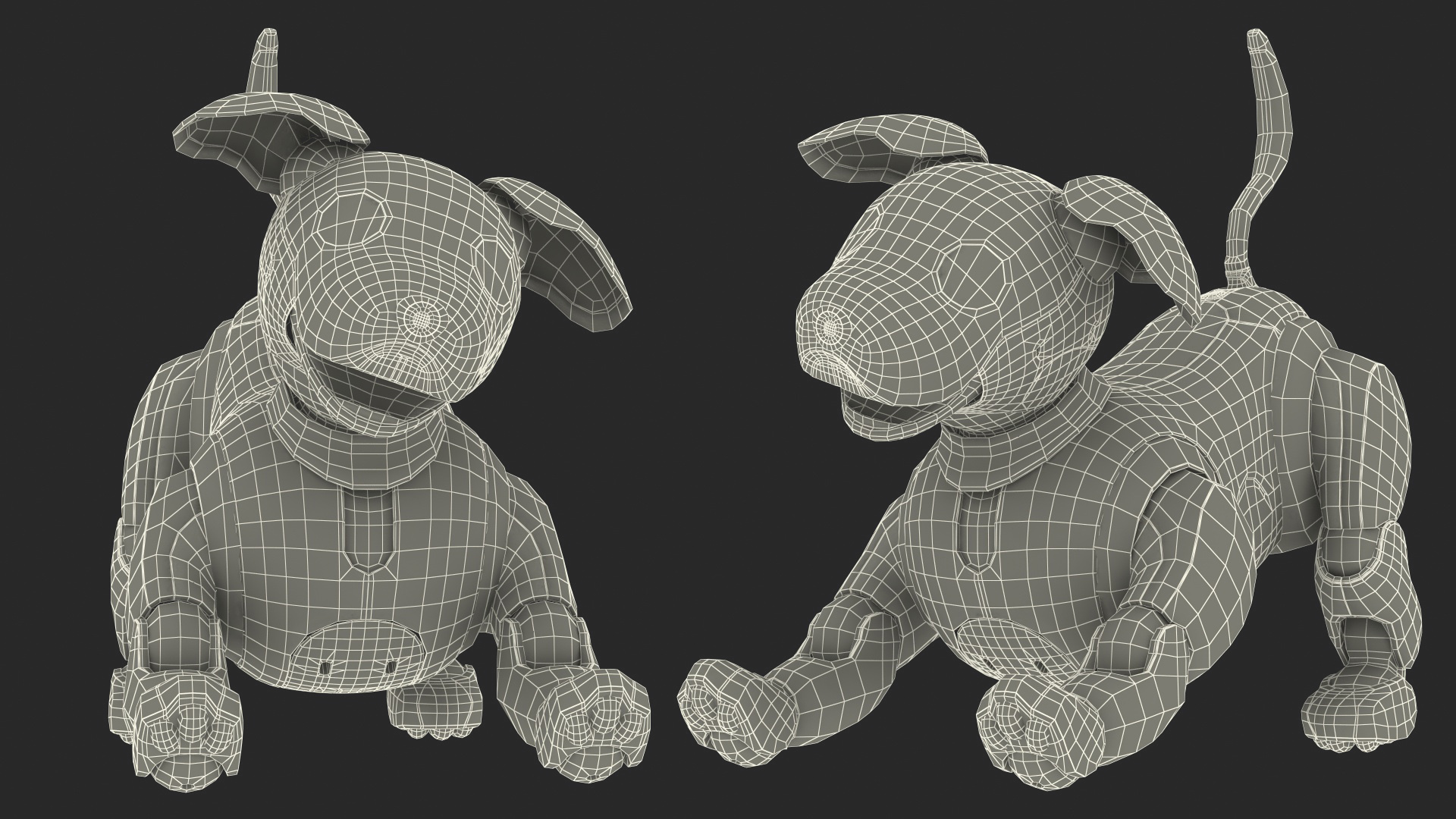 Sony Aibo 2017 Playing Pose 3D