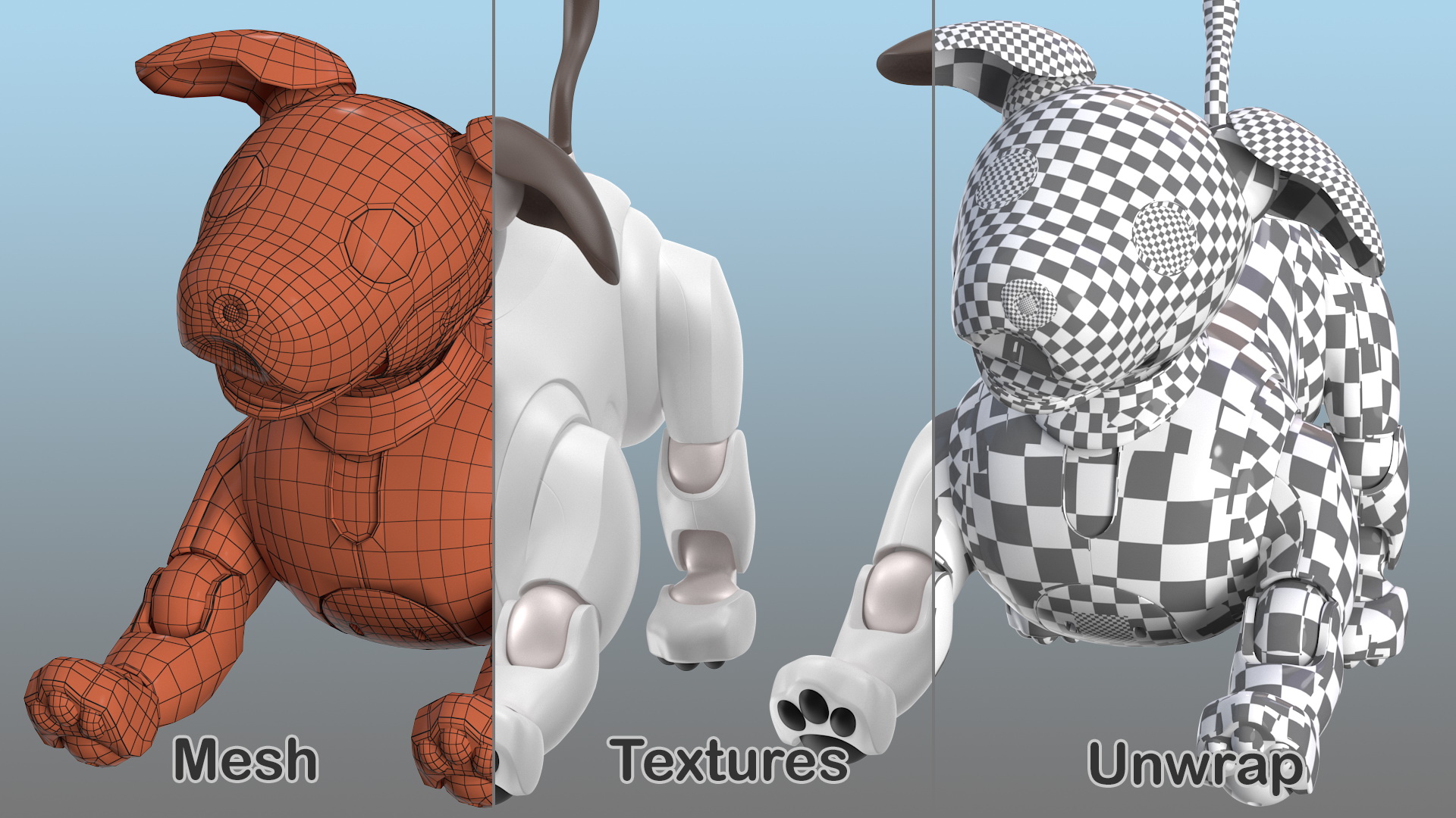 Sony Aibo 2017 Playing Pose 3D