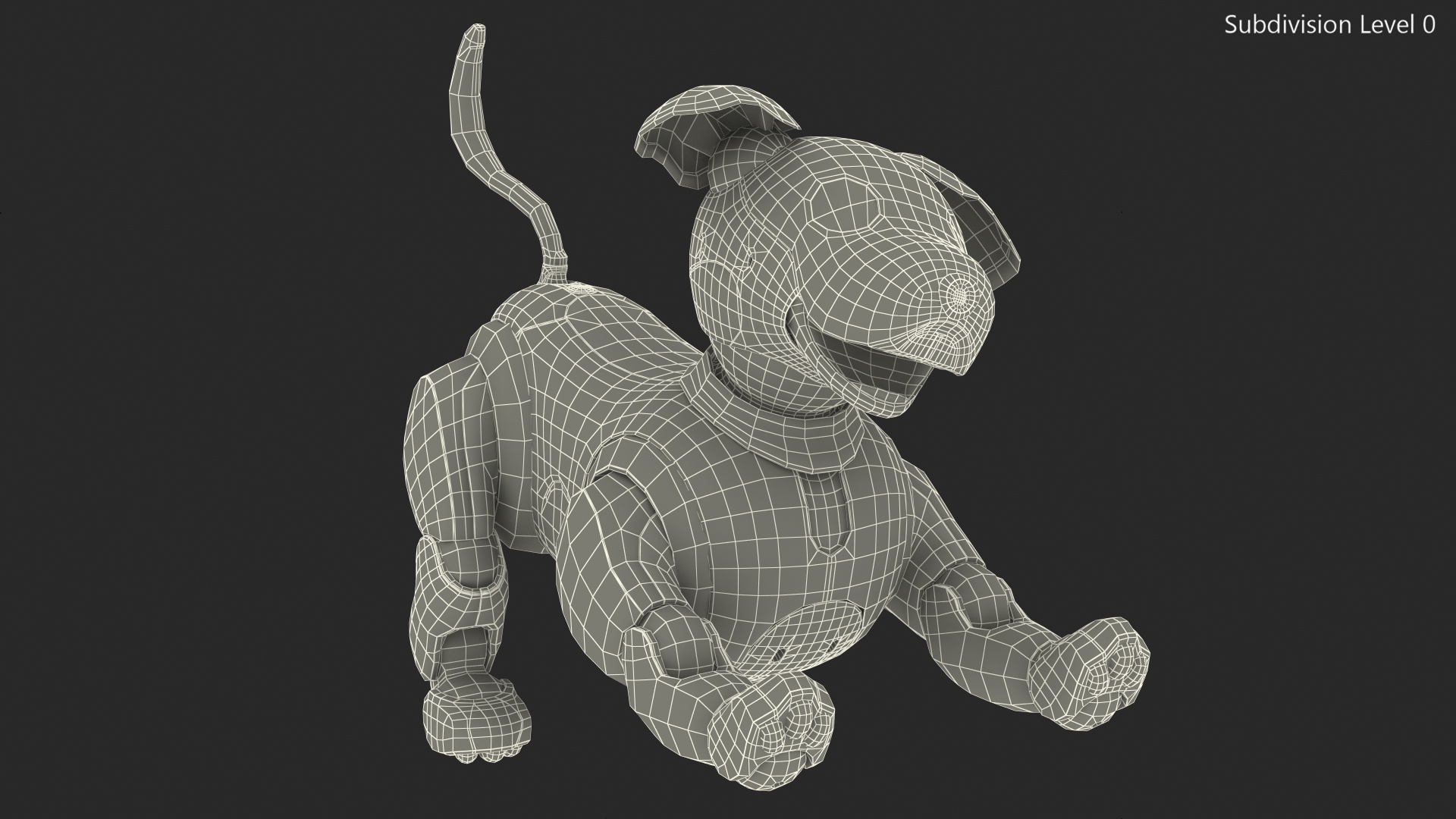 Sony Aibo 2017 Playing Pose 3D