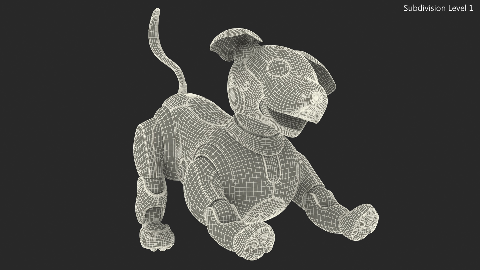 Sony Aibo 2017 Playing Pose 3D