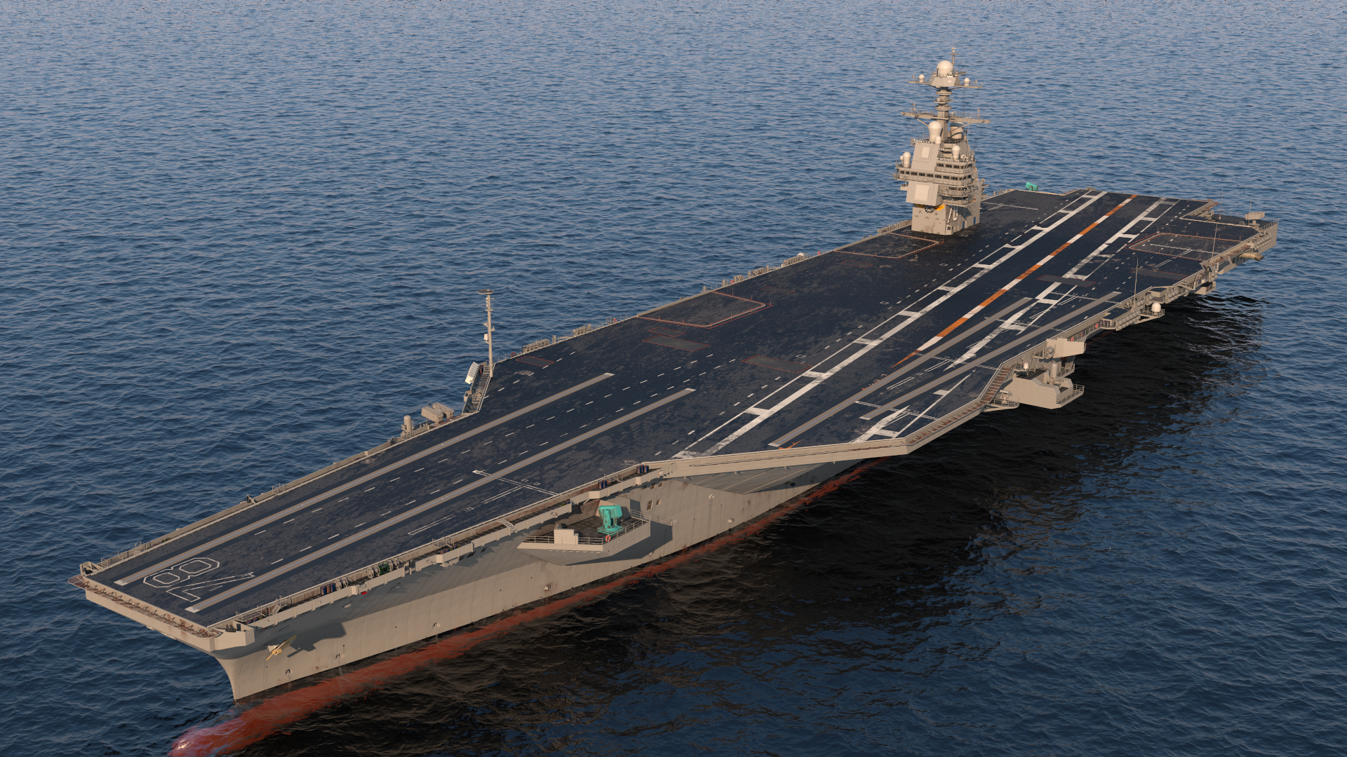 USS Gerald Ford CVN 78 3D