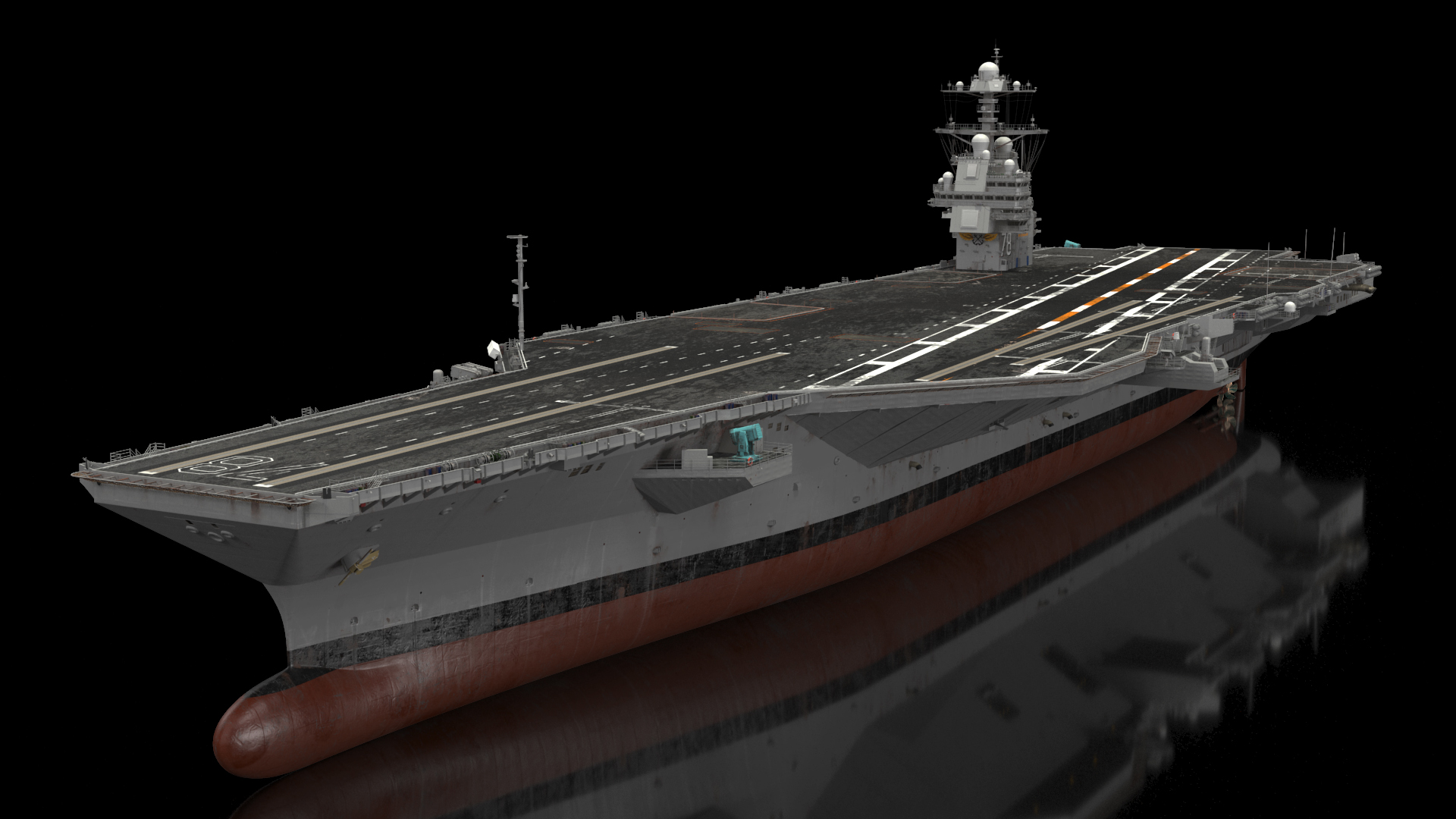 USS Gerald Ford CVN 78 3D