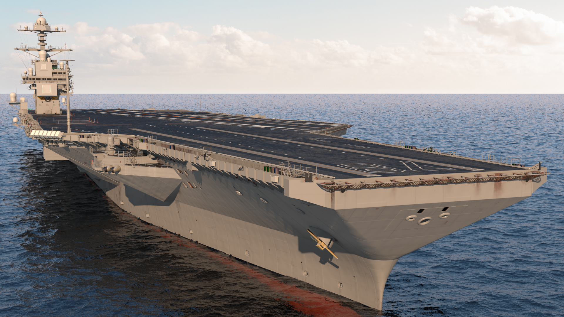 USS Gerald Ford CVN 78 3D