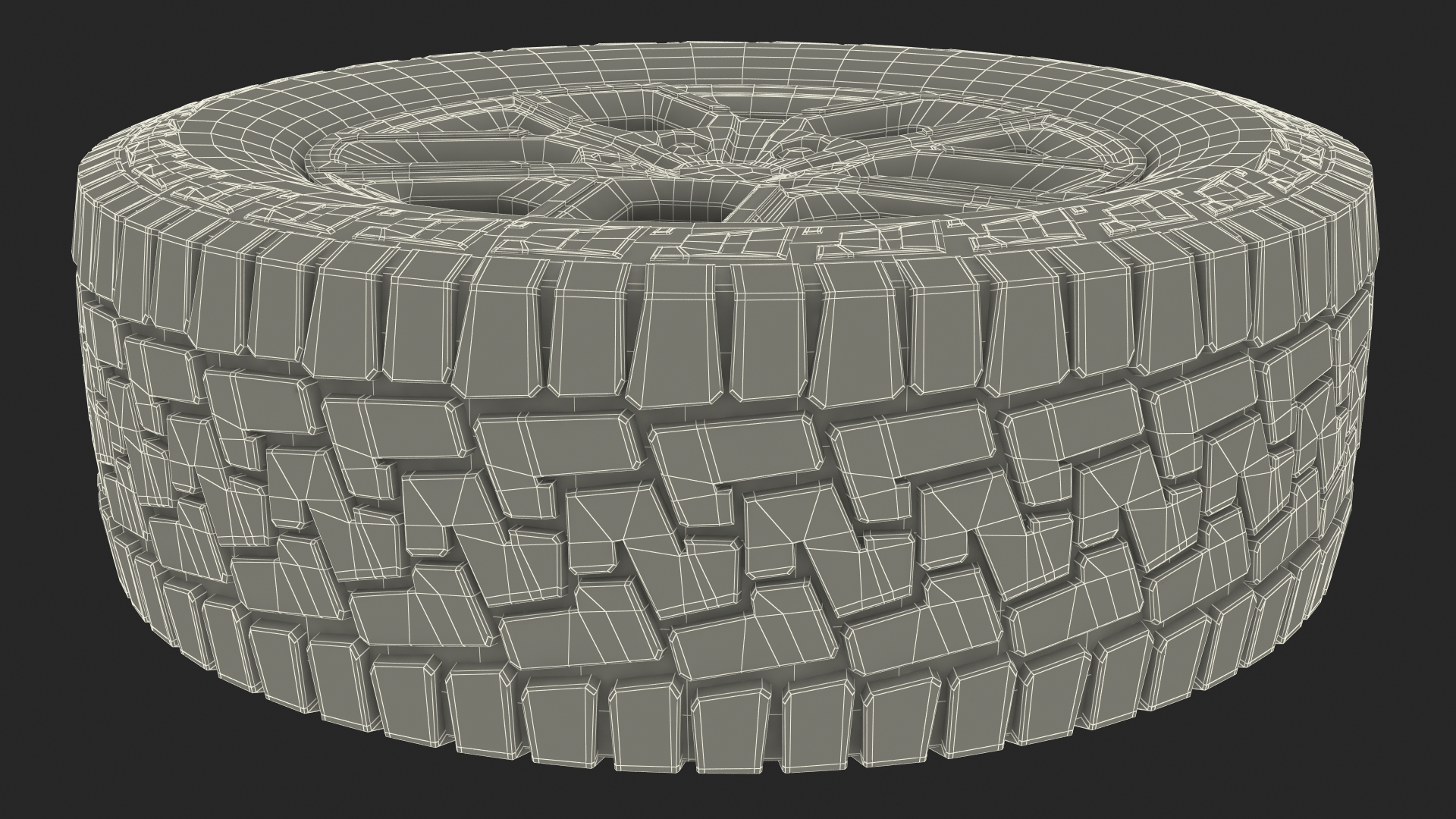 Off Road Wheel 3D model