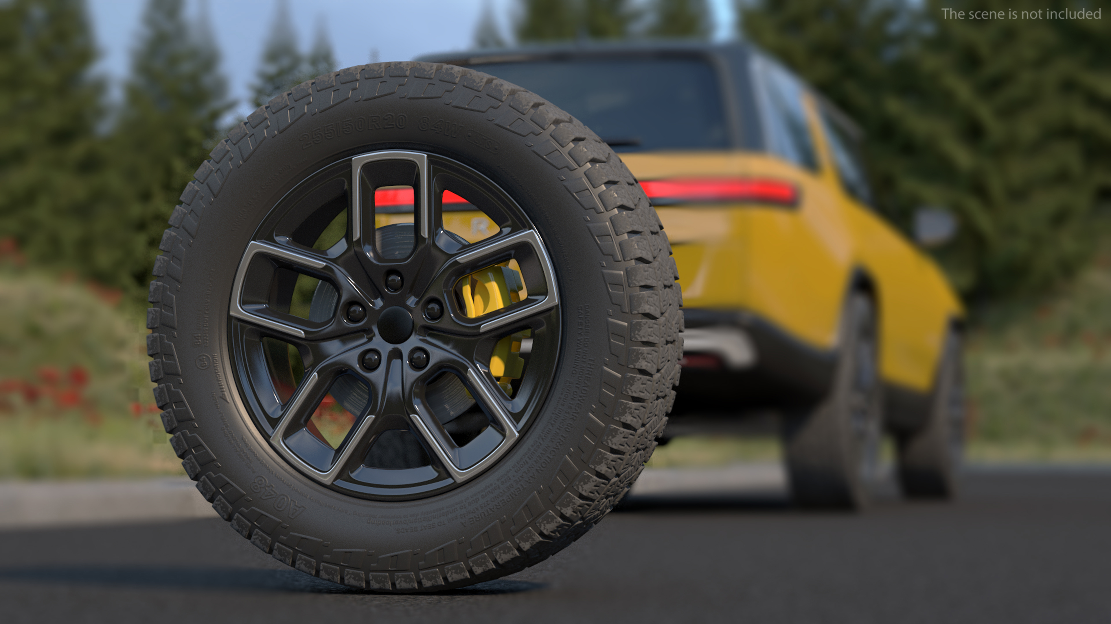 Off Road Wheel 3D model