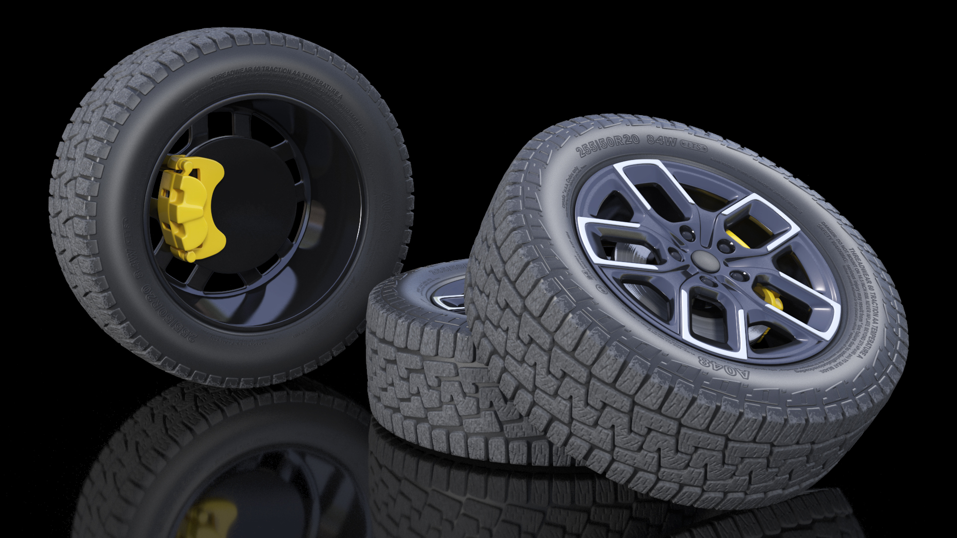 Off Road Wheel 3D model