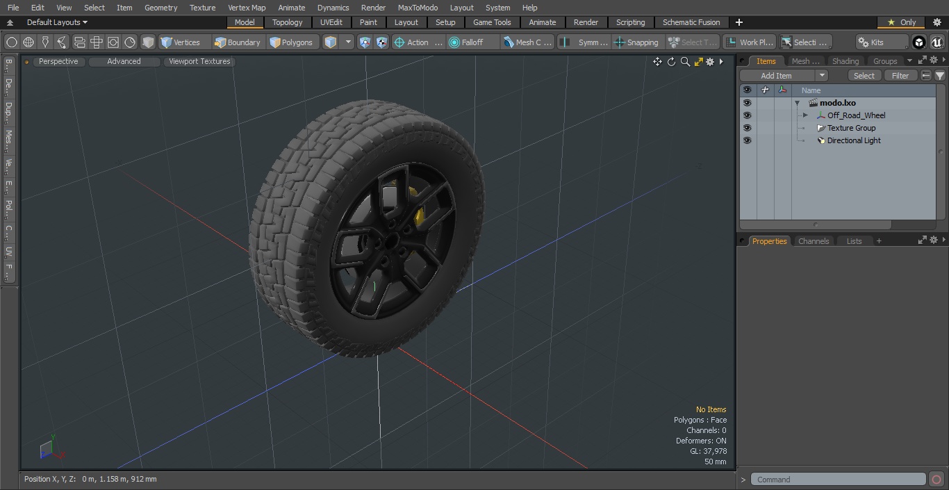 Off Road Wheel 3D model