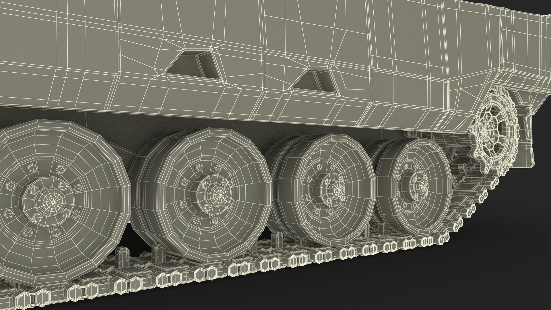 3D model Rheinmetall Panther KF51 MBT Dusted