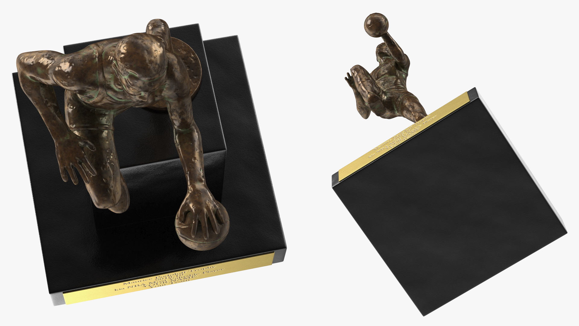 3D NBA Most Valuable Player Trophy