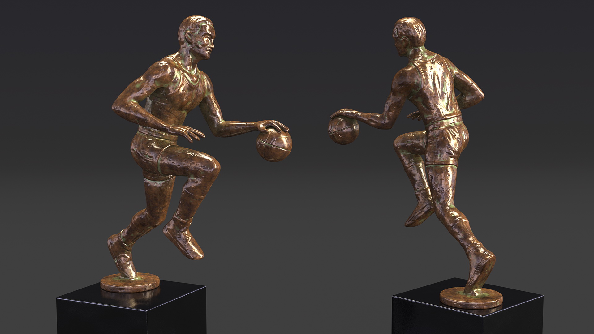 3D NBA Most Valuable Player Trophy