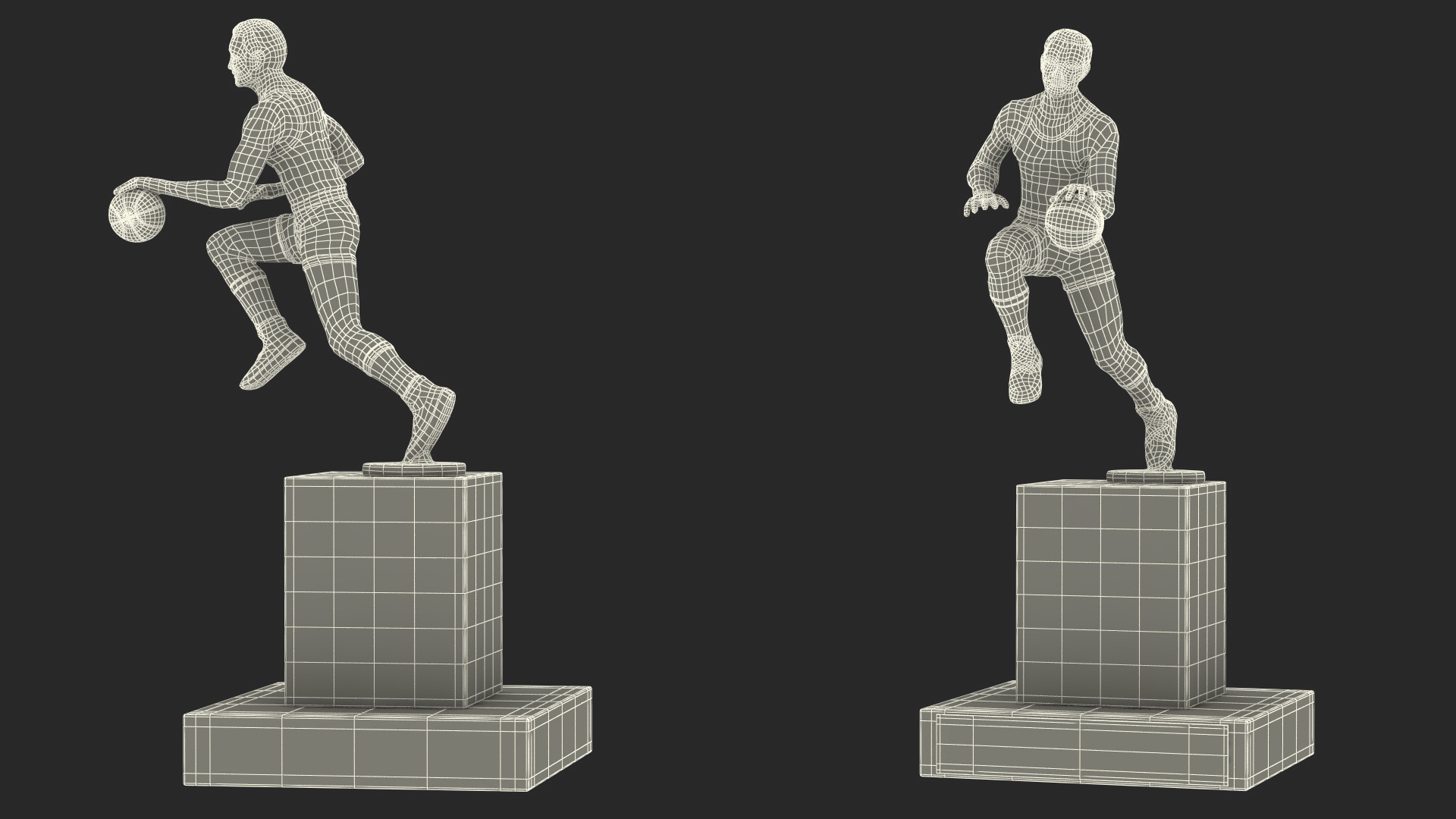 3D NBA Most Valuable Player Trophy