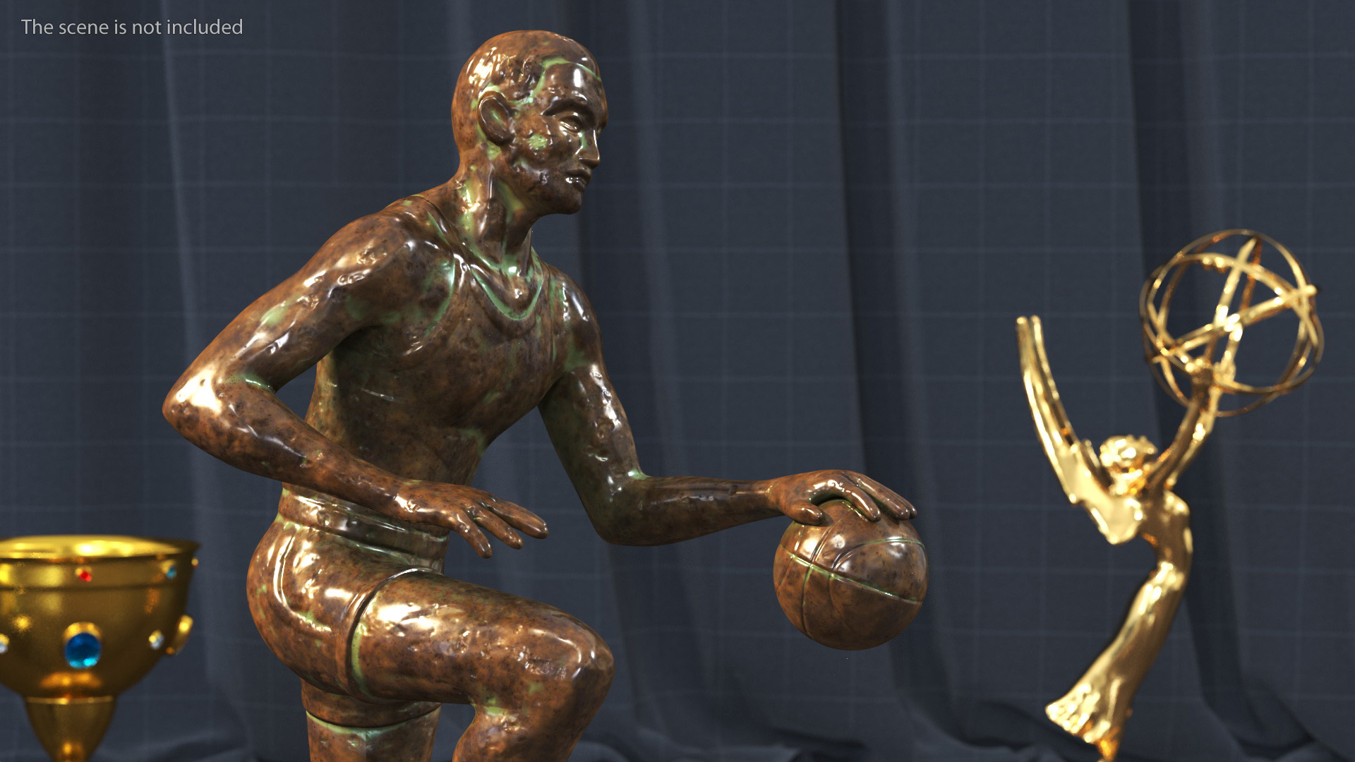 3D NBA Most Valuable Player Trophy