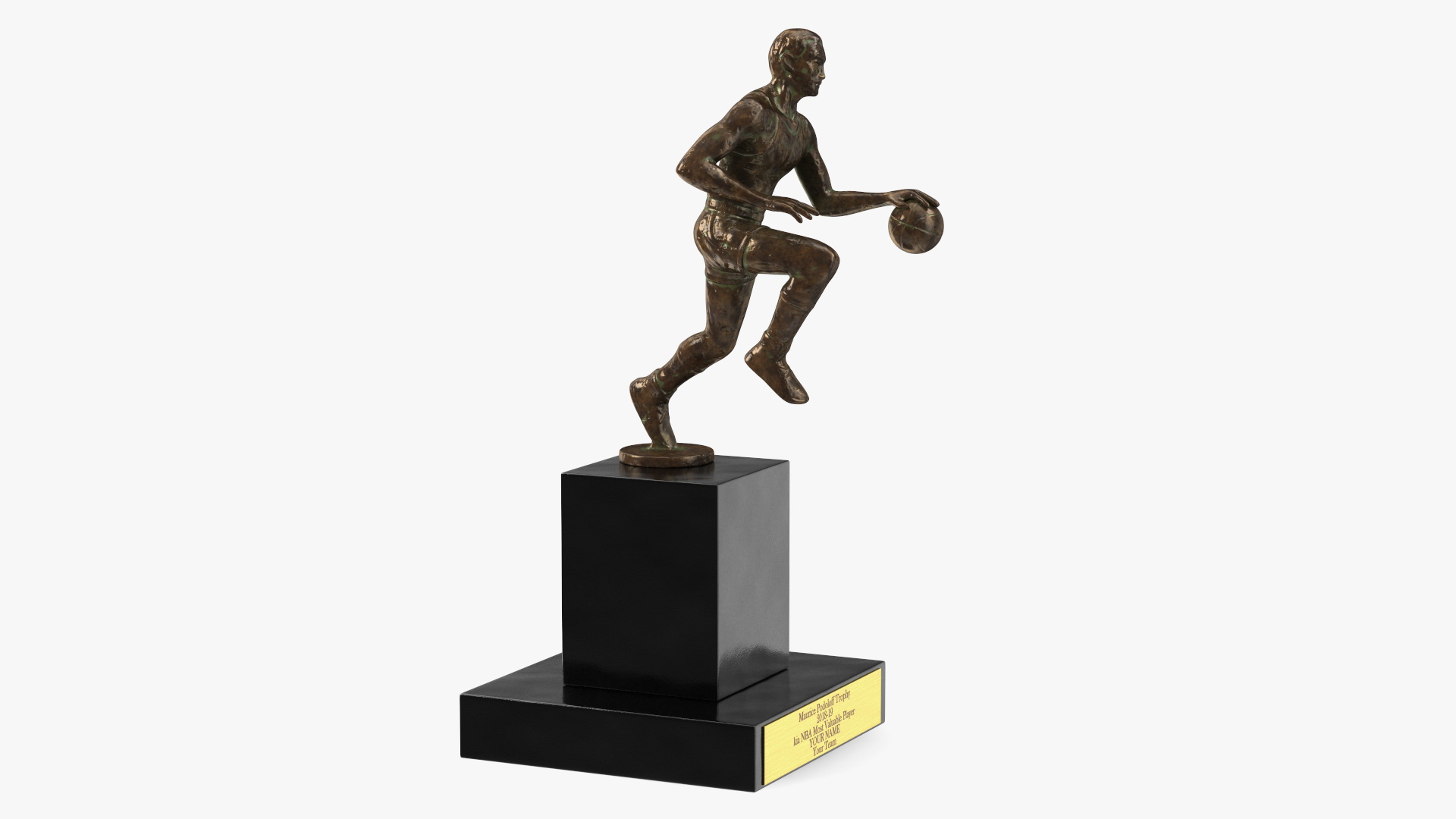 3D NBA Most Valuable Player Trophy