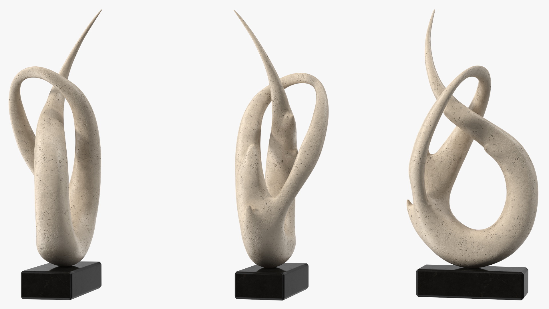 Stone Abstract Modern Sculpture Home Decoration 3D