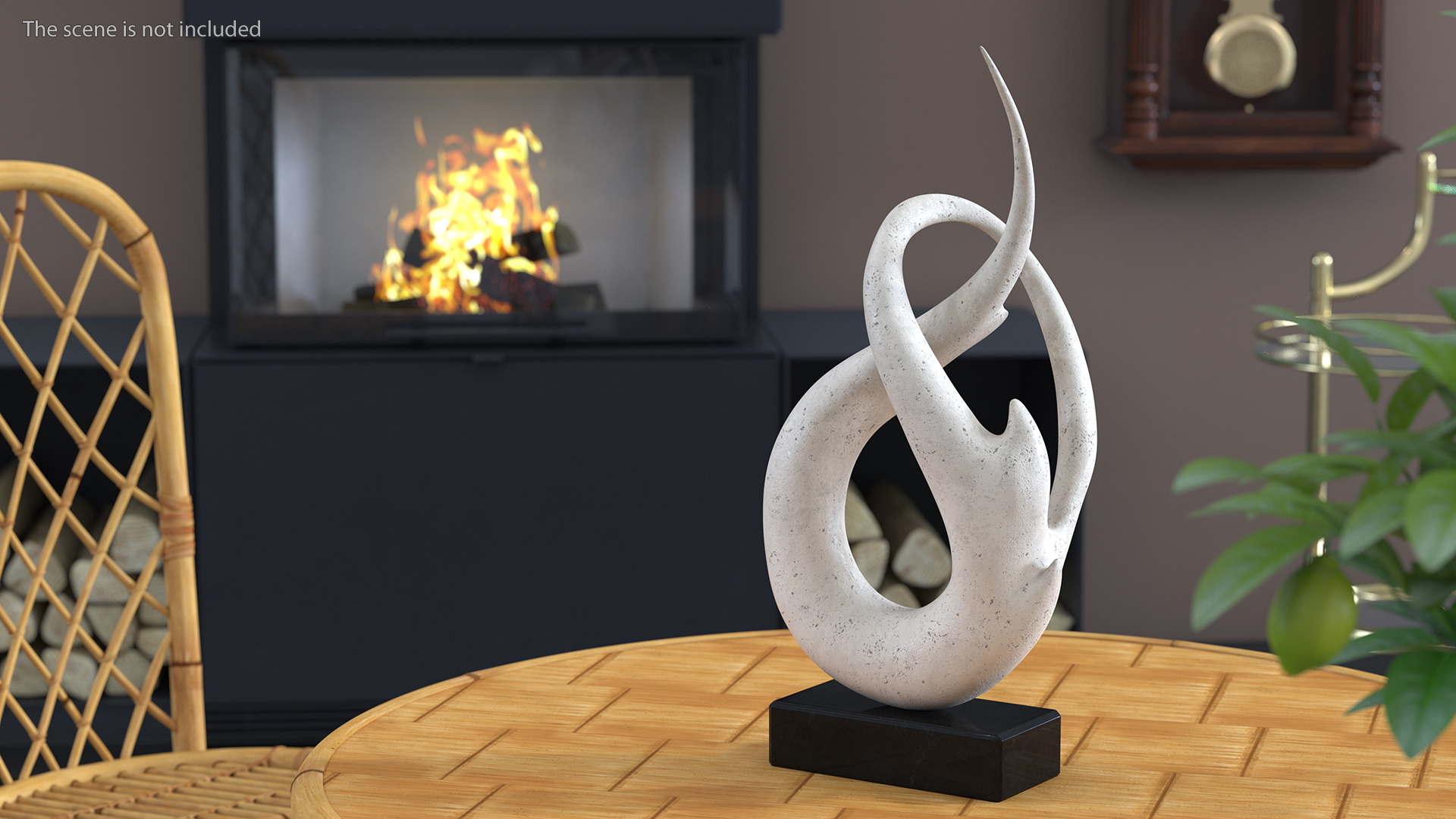 Stone Abstract Modern Sculpture Home Decoration 3D