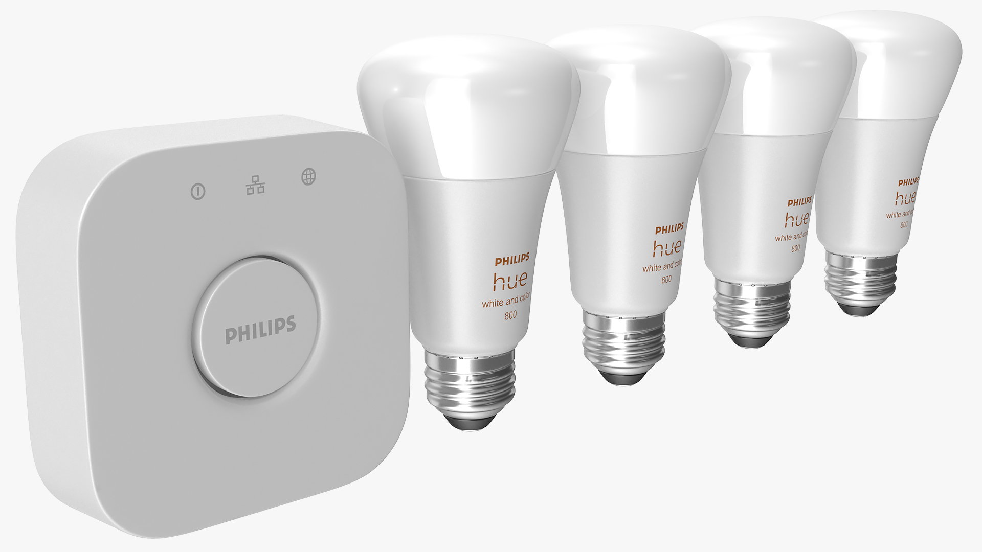 Philips Hue White and Color Ambience Lights Off 3D