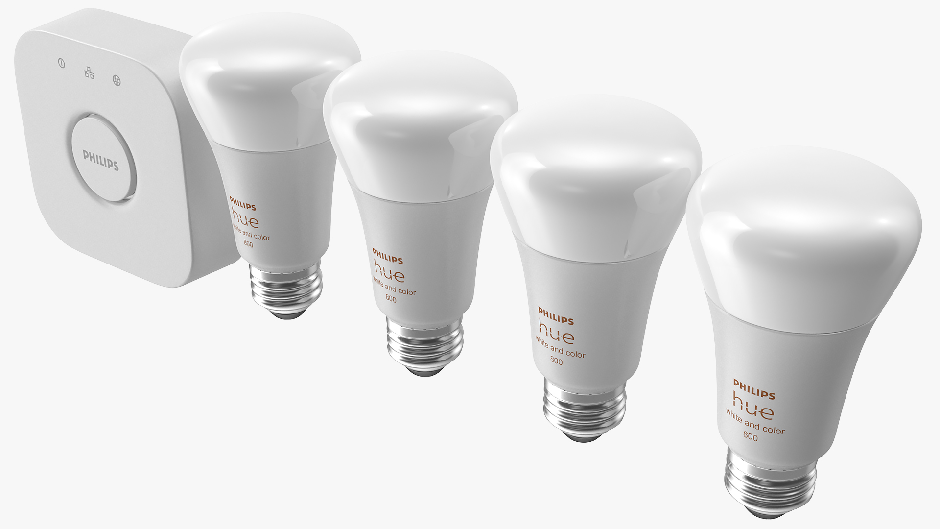 Philips Hue White and Color Ambience Lights Off 3D
