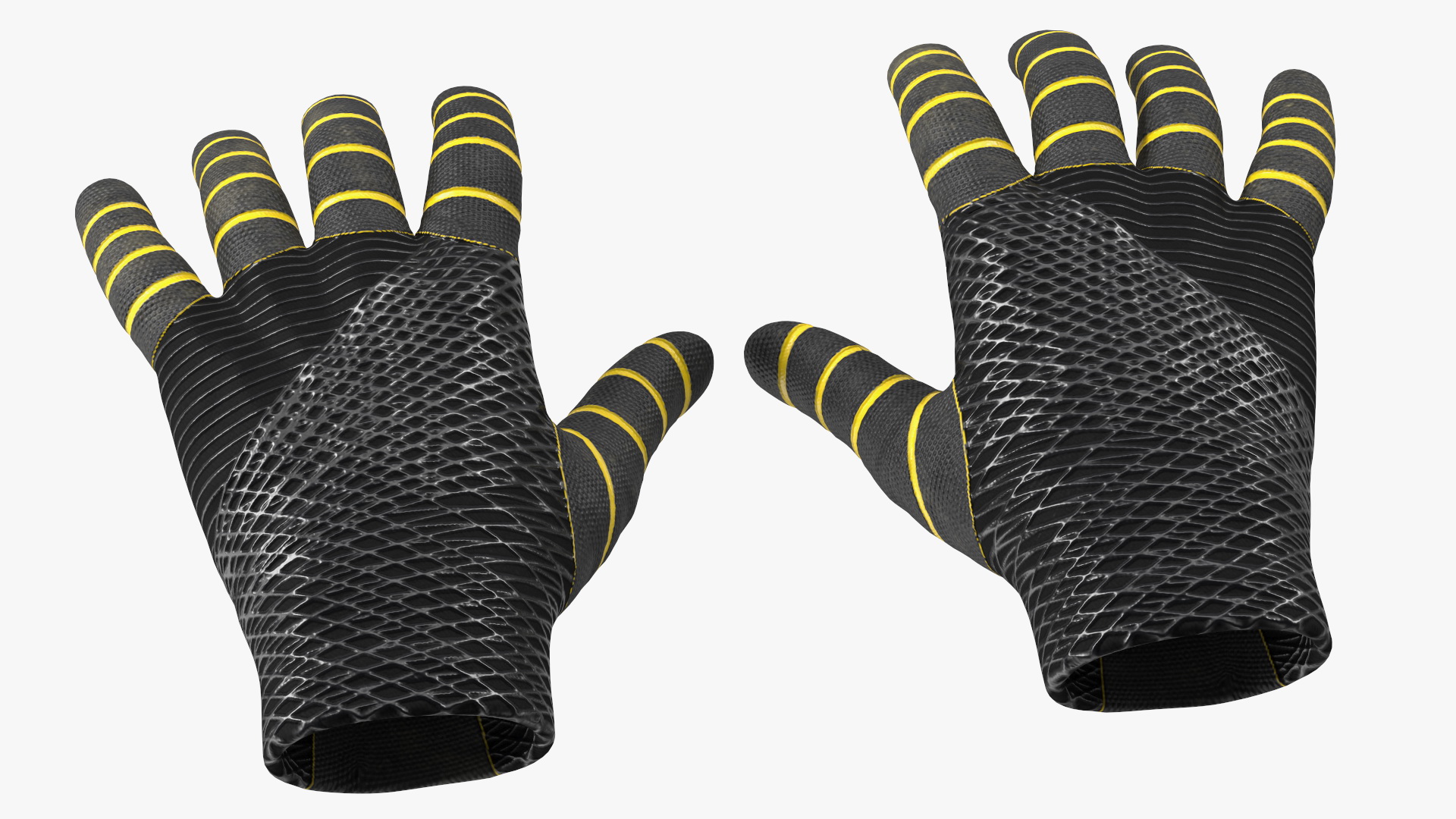 Spiderman Black Suit Gloves 3D