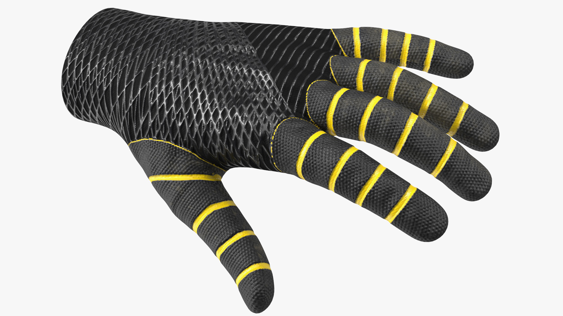 Spiderman Black Suit Gloves 3D