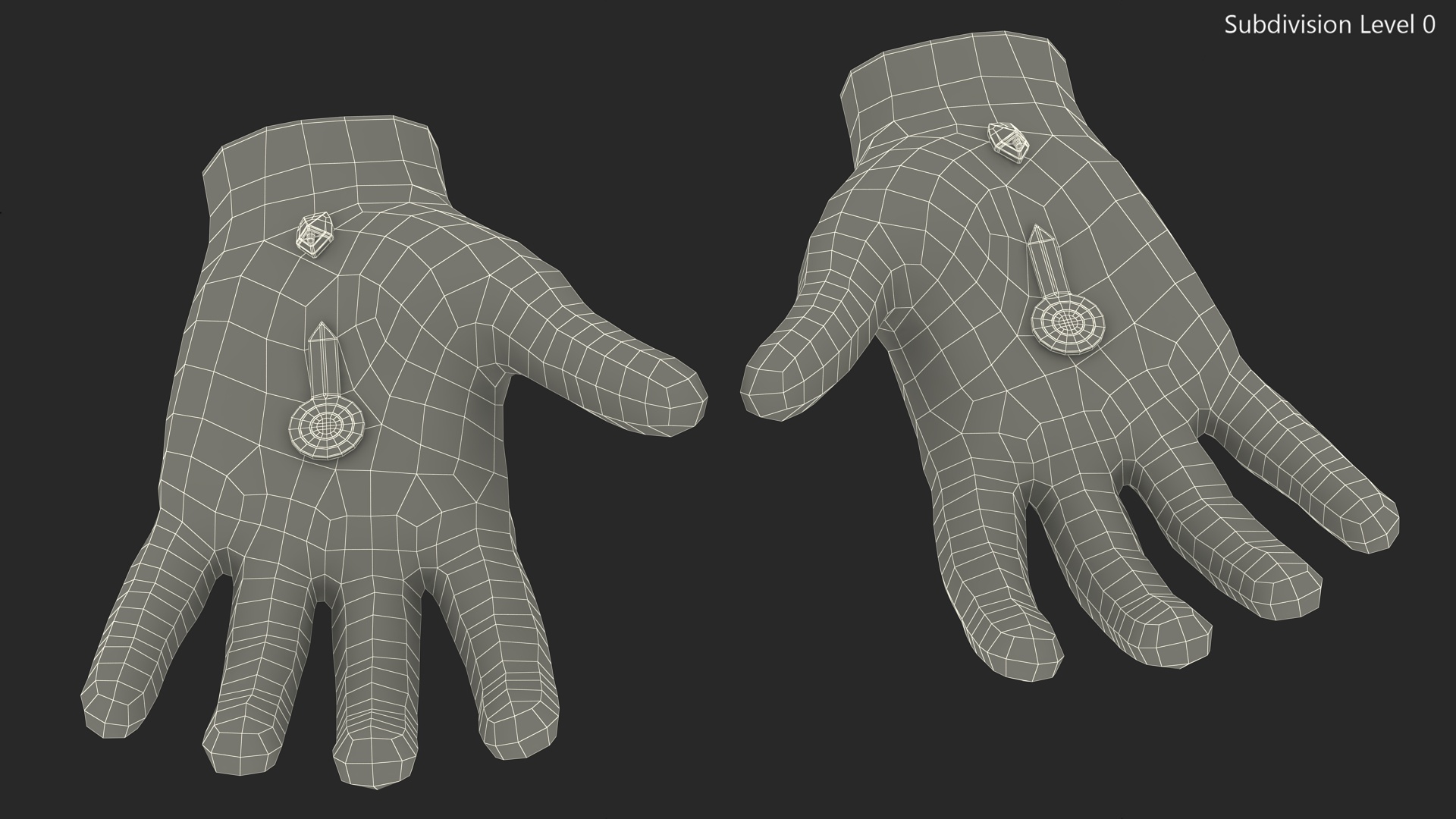 Spiderman Black Suit Gloves 3D