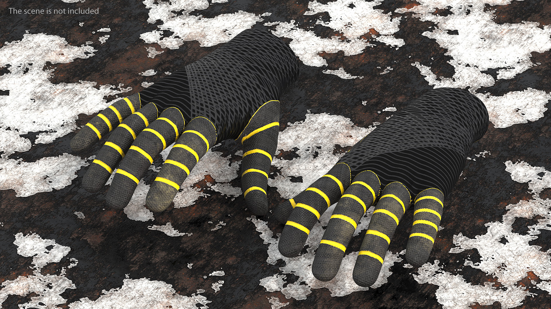 Spiderman Black Suit Gloves 3D