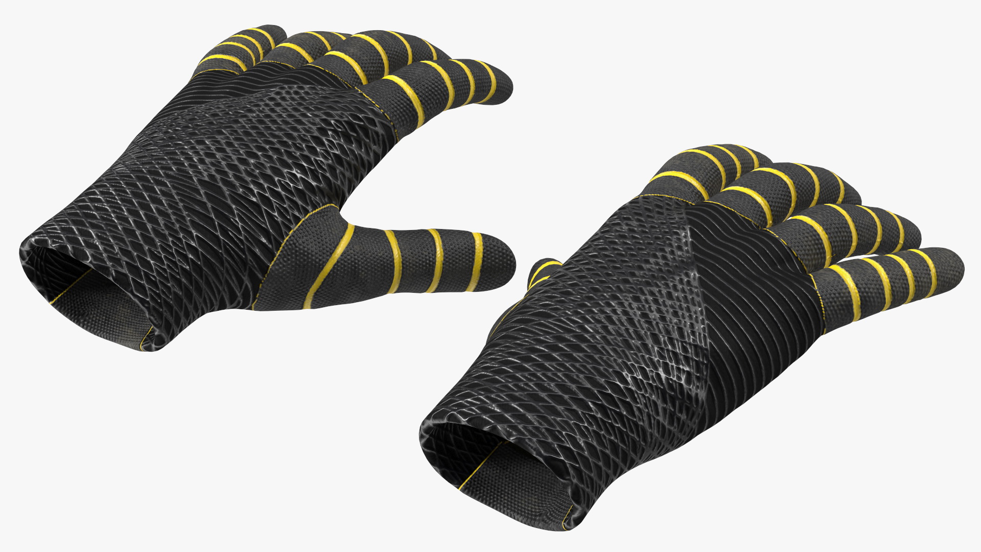 Spiderman Black Suit Gloves 3D