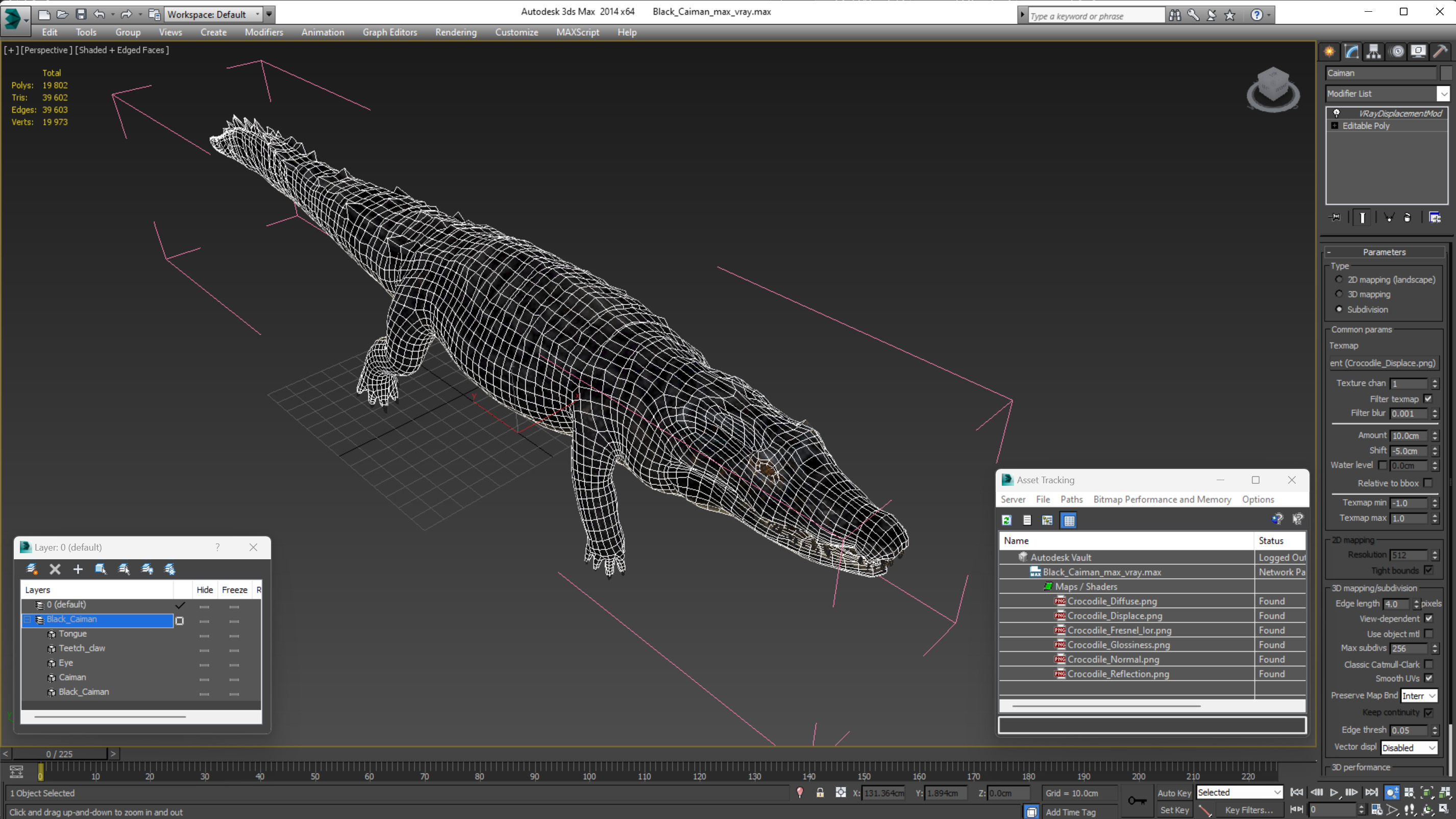 Black Caiman 3D