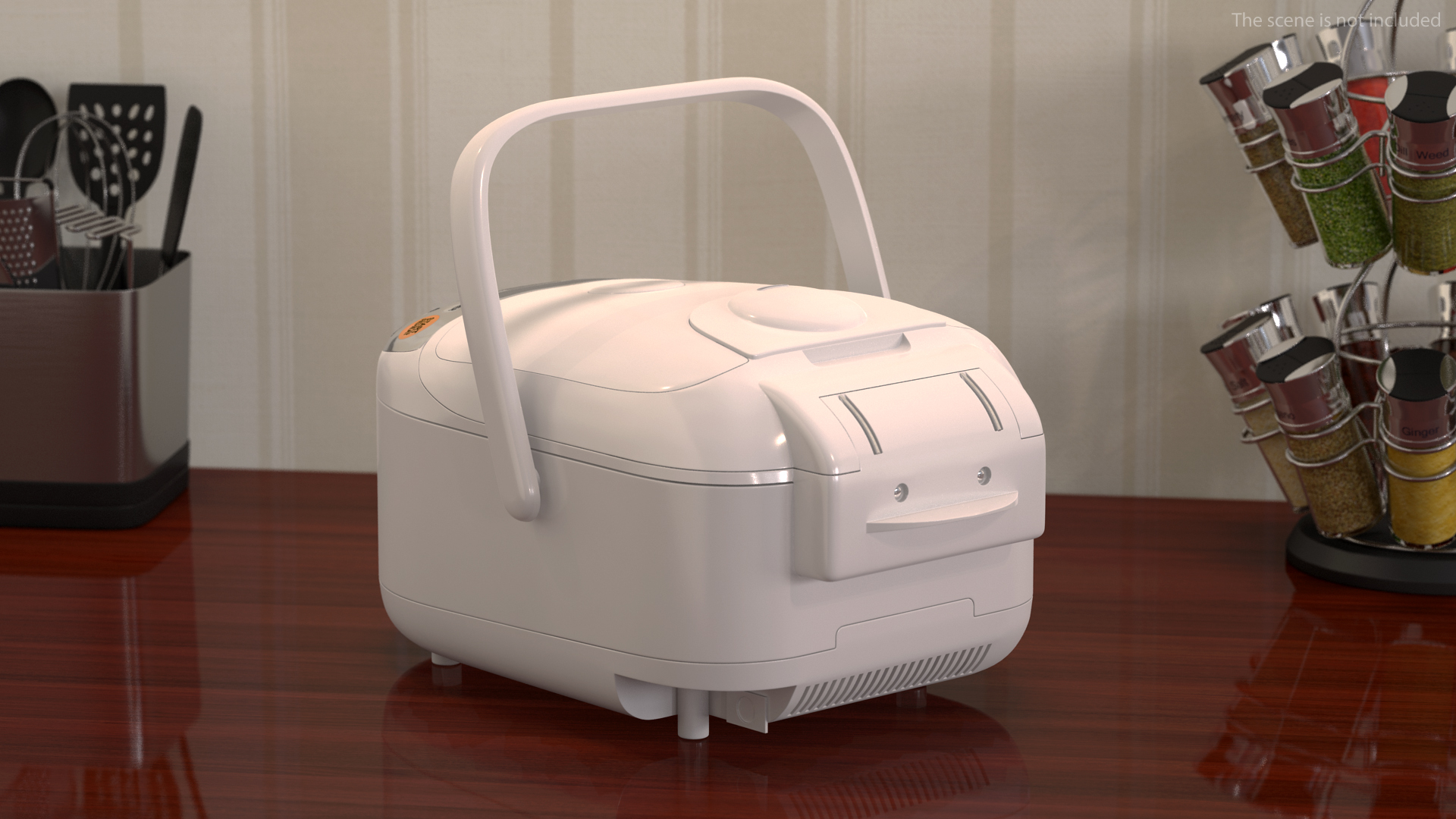 Rice Cooker White 3D