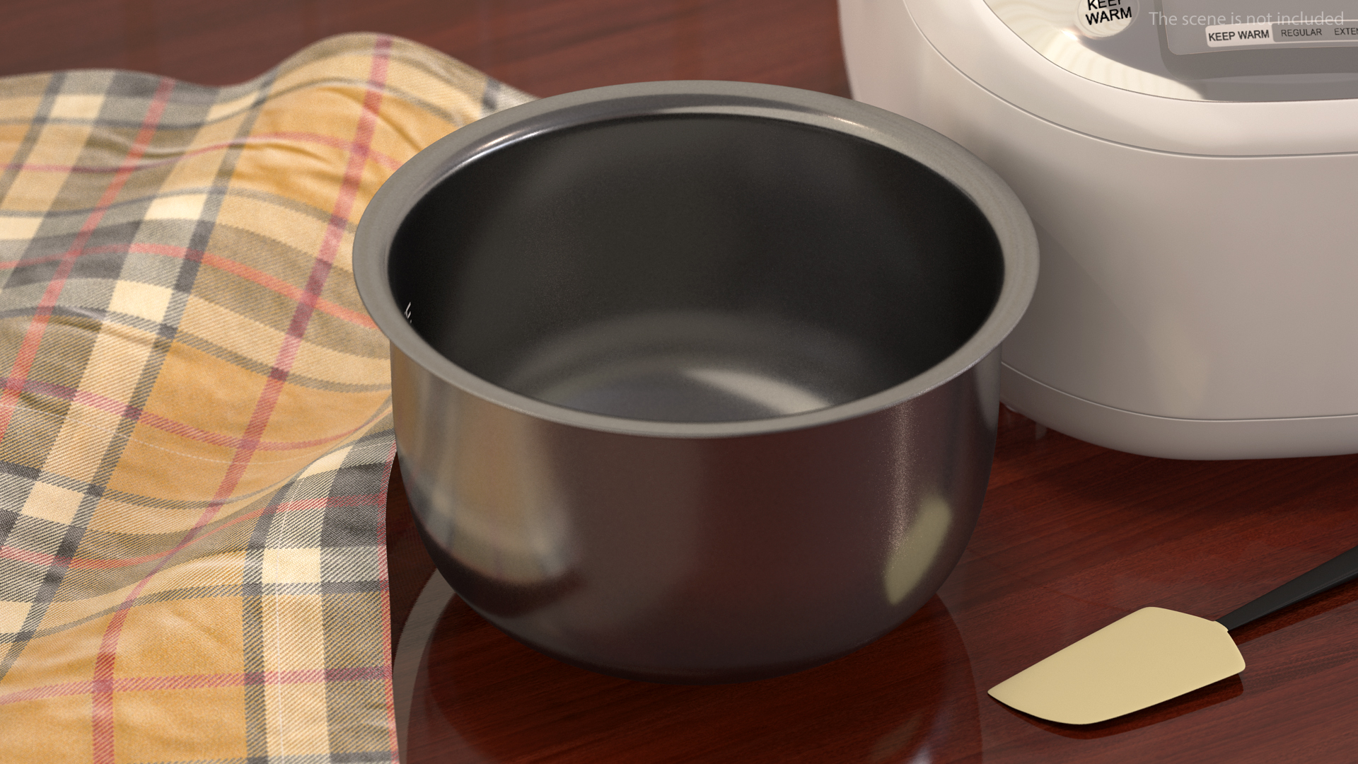 Rice Cooker White 3D