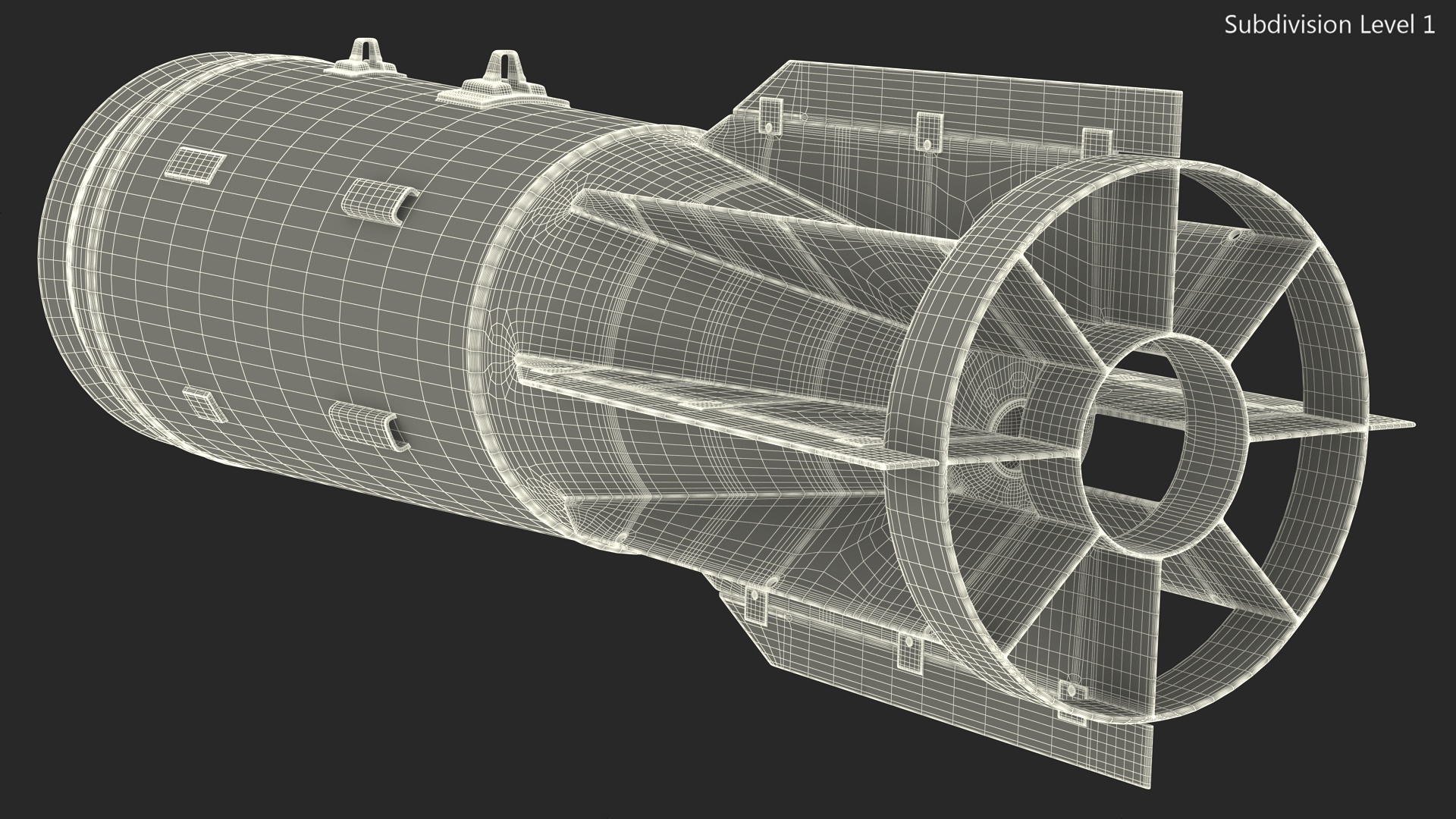 3D model Russian FAB 3000 Air Bomb