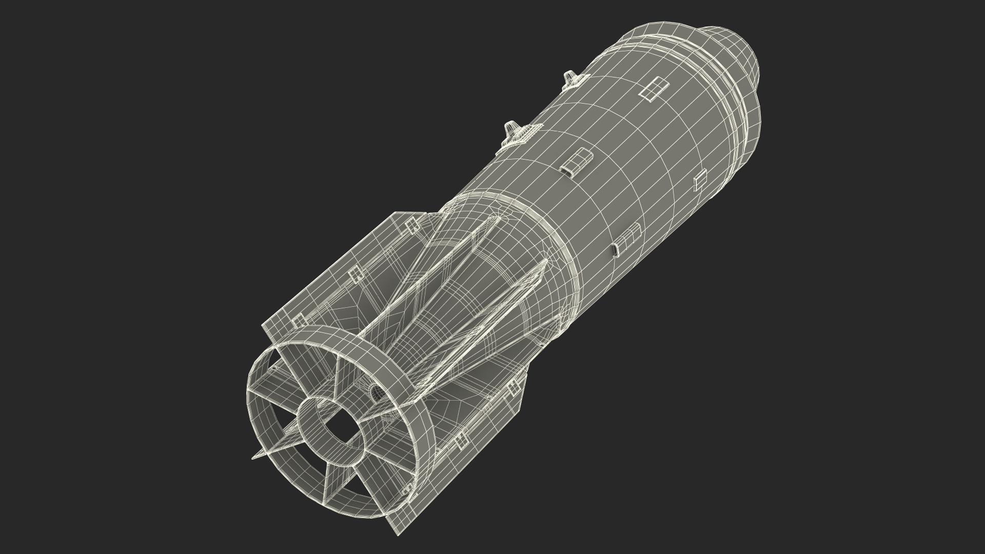 3D model Russian FAB 3000 Air Bomb