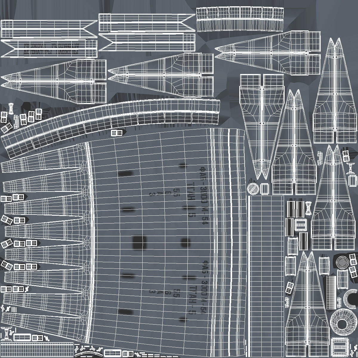3D model Russian FAB 3000 Air Bomb