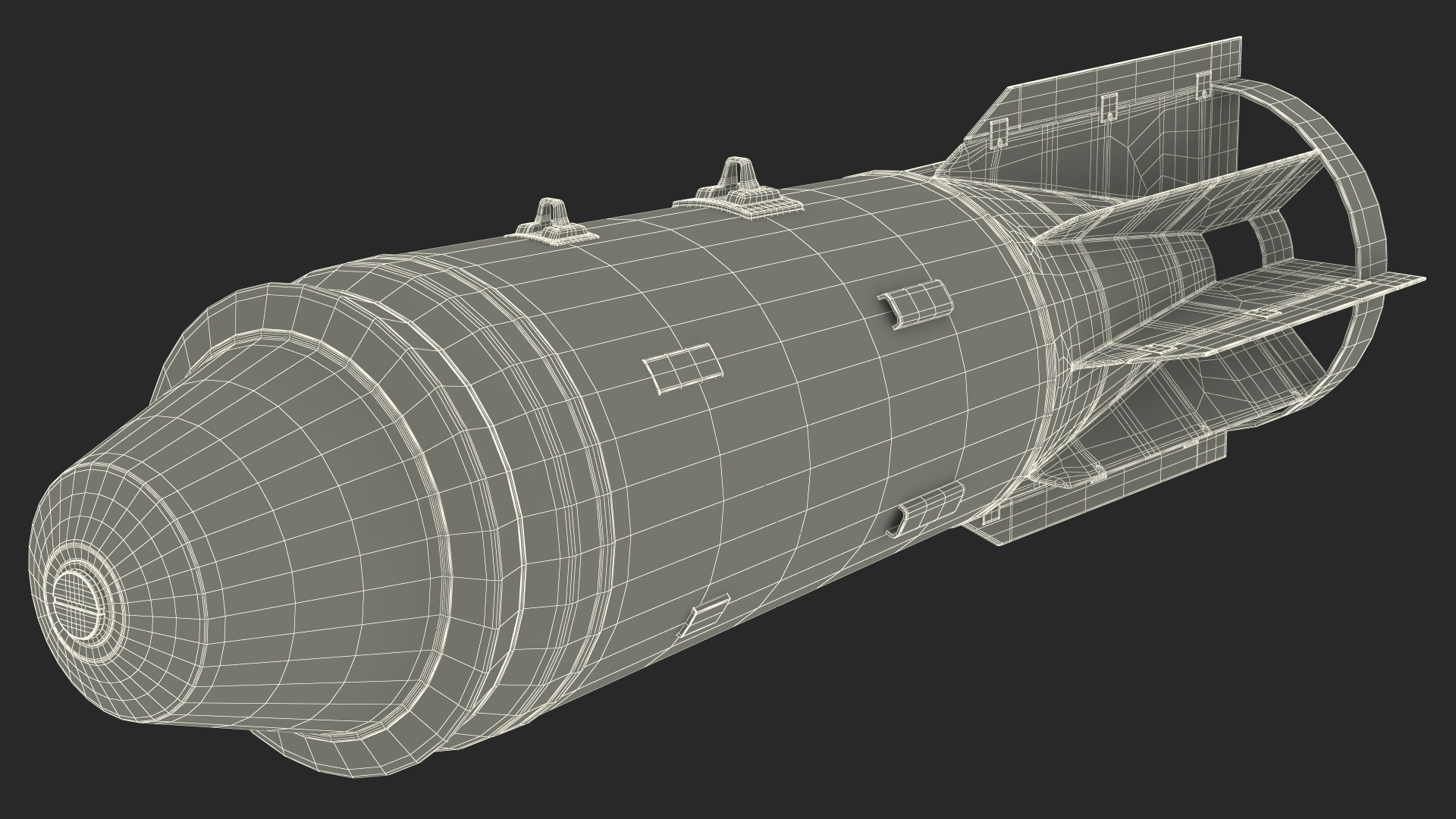 3D model Russian FAB 3000 Air Bomb